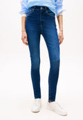 SYLVIA HGH SKN - Jean Skinny Fit - denim foncé