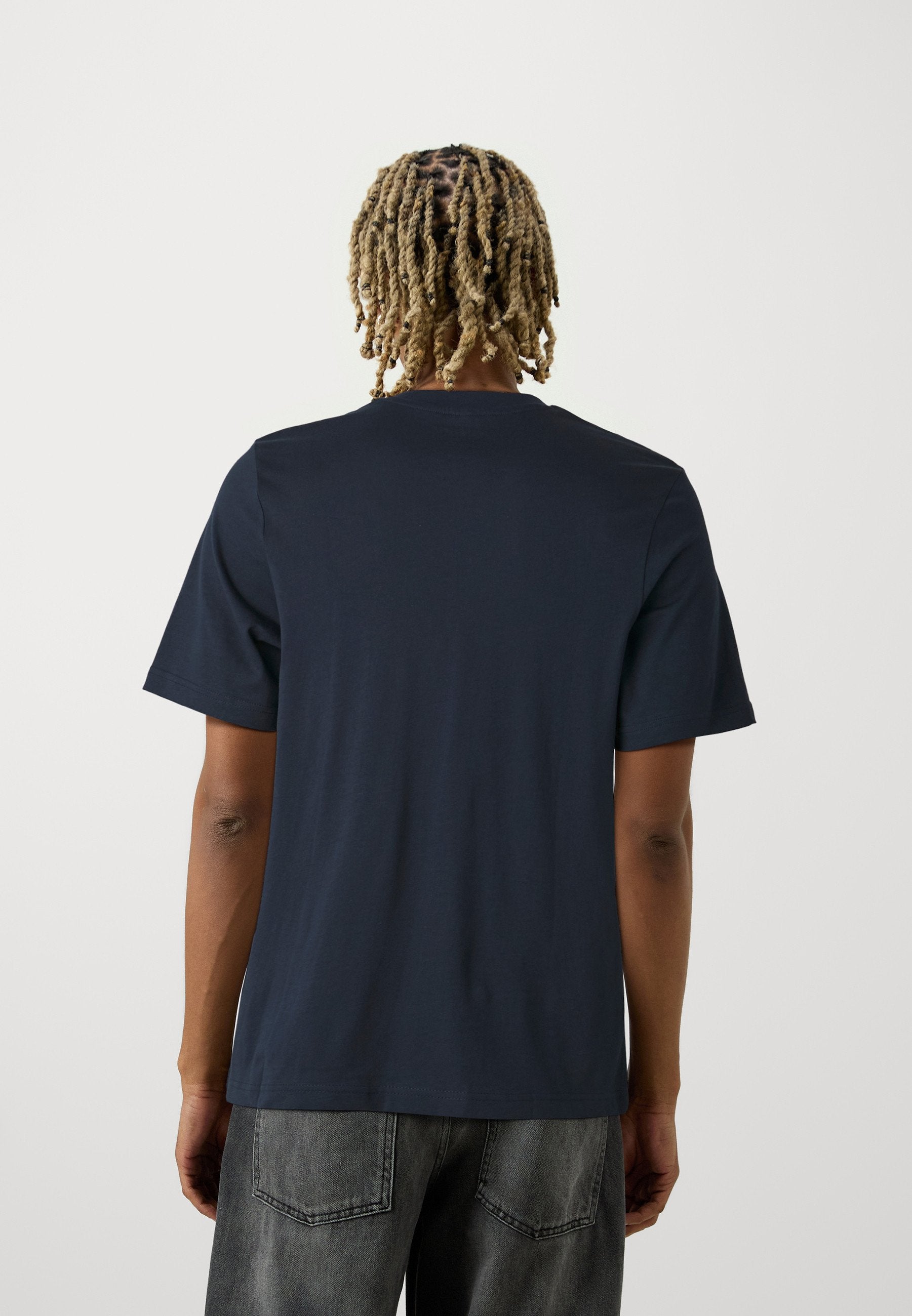 JJALVIS TEE CREW NECK 3 PACK - Print T-shirt - kombu green/navyblazer/black