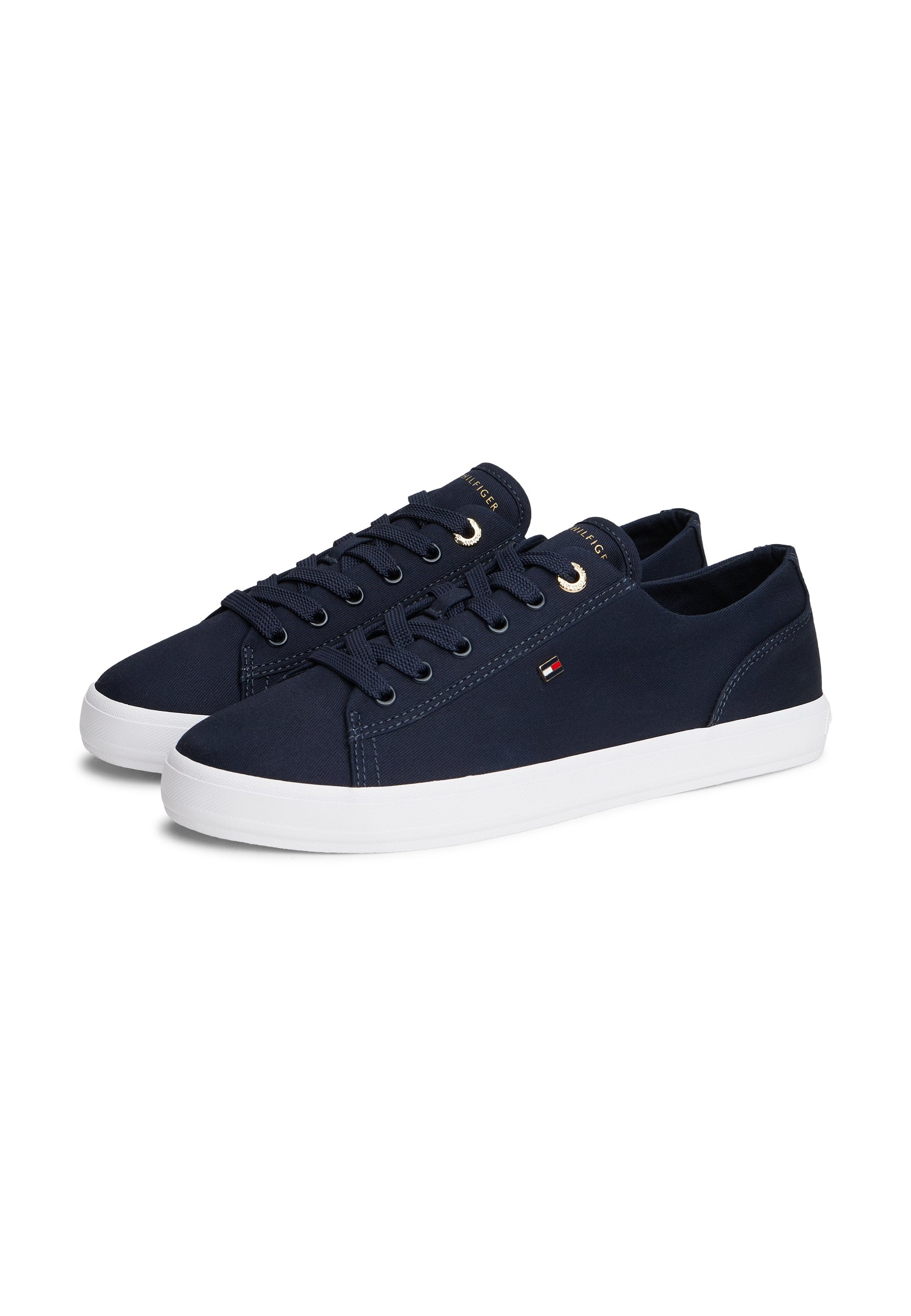 ENAMEL FLAG CANVAS TRAINERS - Trainers - space blue