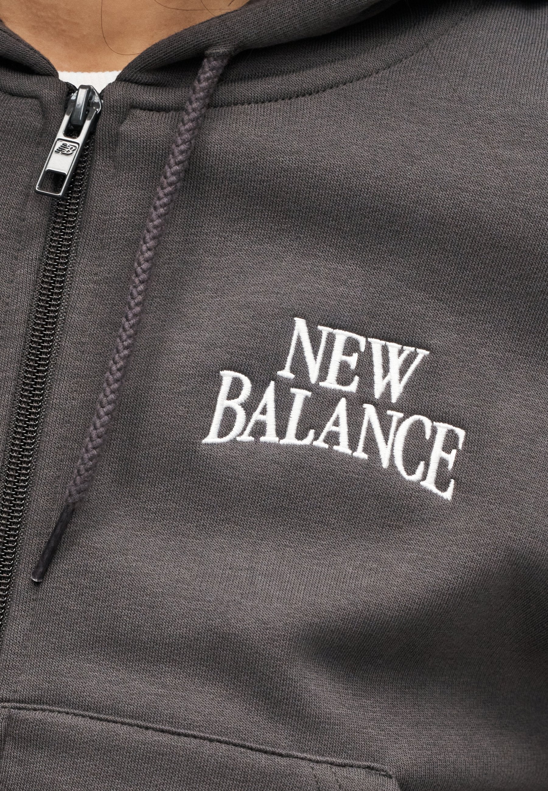 LINEAR HERITAGE FULL ZIP - Zip-up sweatshirt - faded black