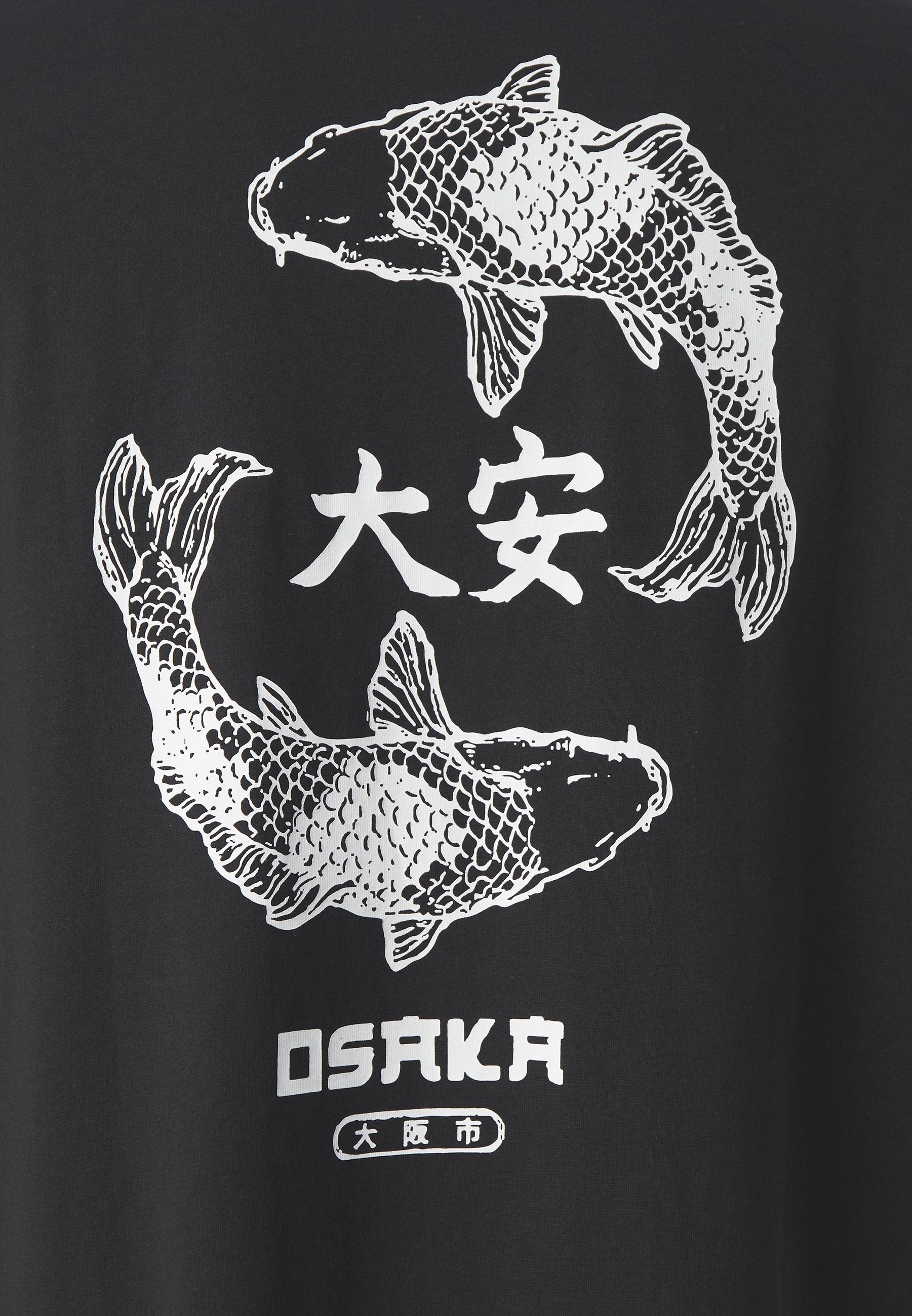 JJTUNE TEE CREW NECK - Print T-shirt - black