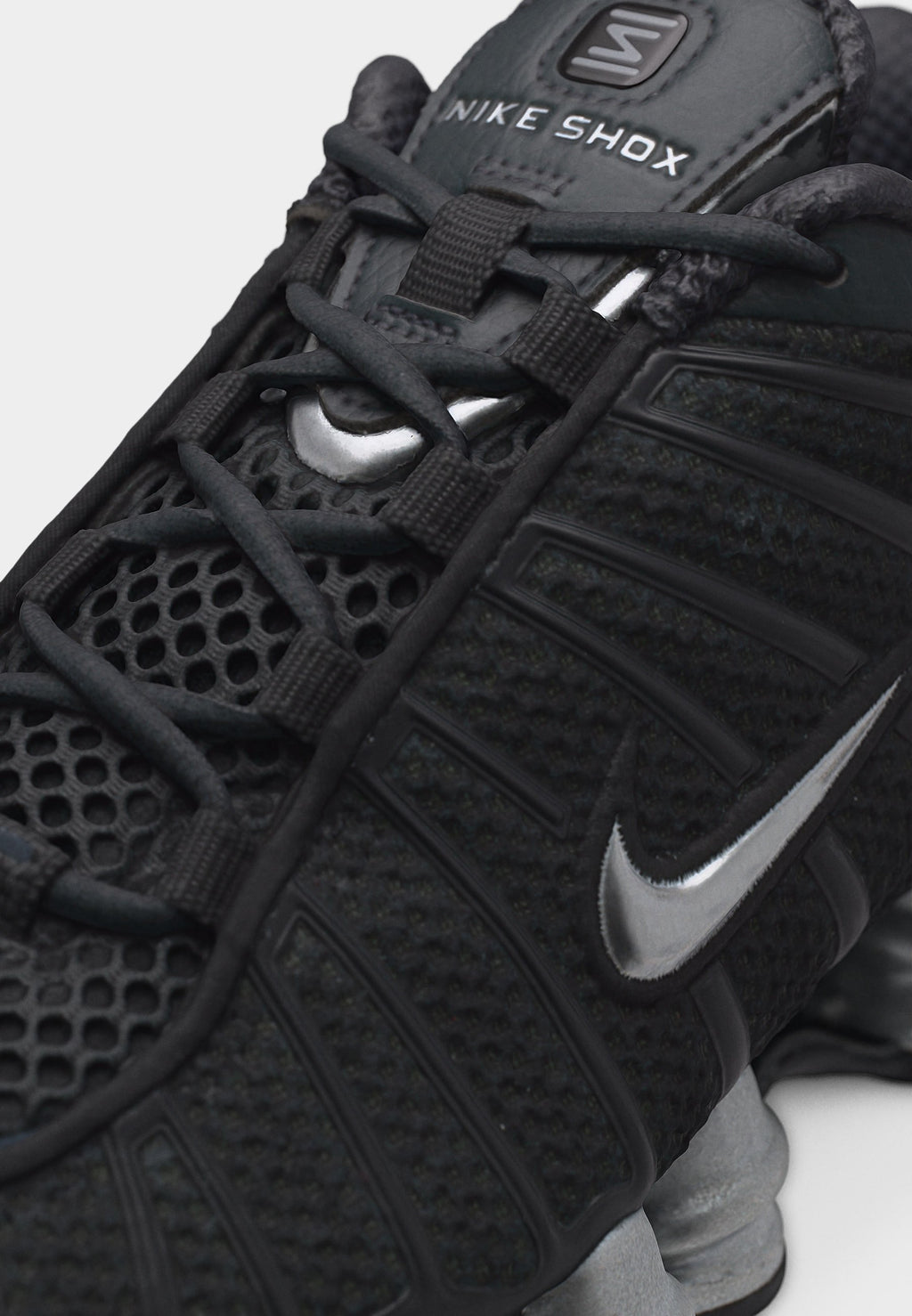 SHOX TL - Trainers - off noir/metallic silver-coloured/black