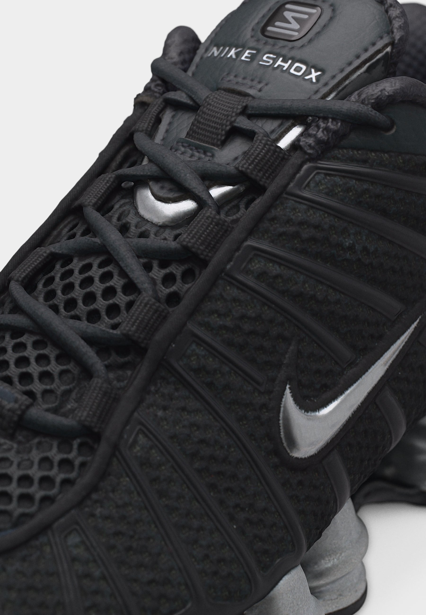 SHOX TL - Trainers - off noir/metallic silver-coloured/black