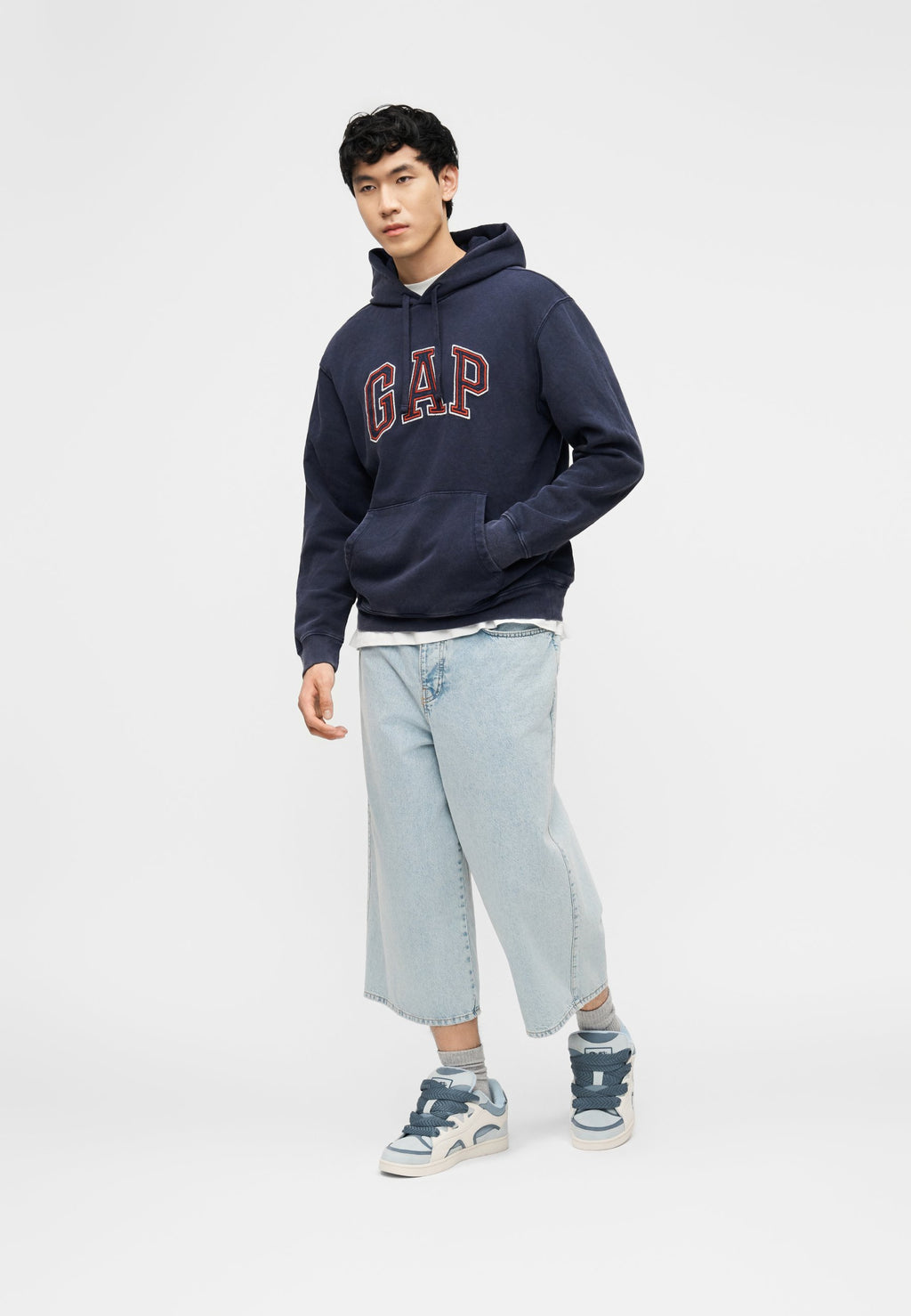 LOGO  - Hoodie - navy uniform