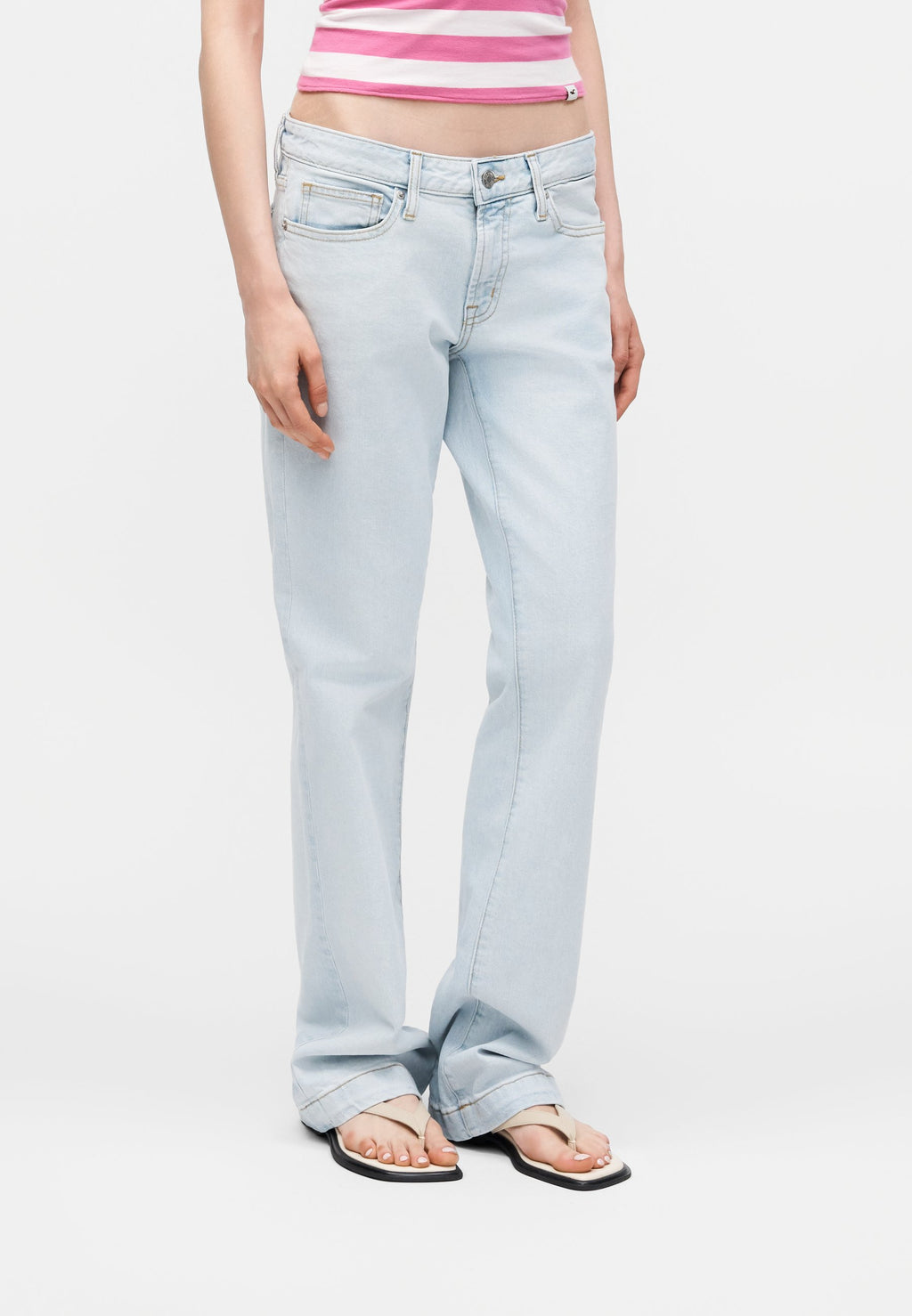 MIRA - Bootcut jeans - light wash