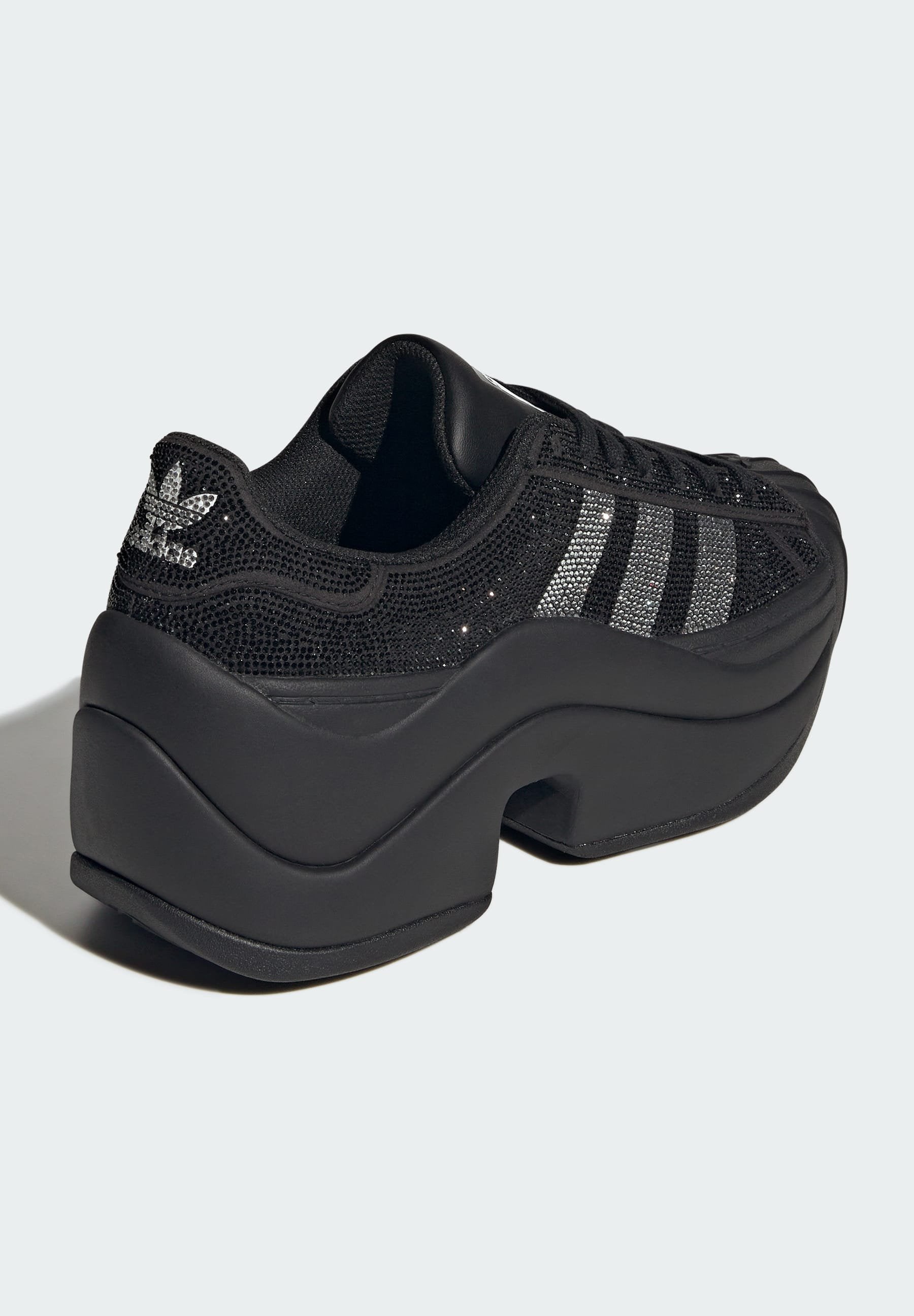 SUPERSTAR BOLD RHINESTONE - Trainers - core black/silver met/ftwr white