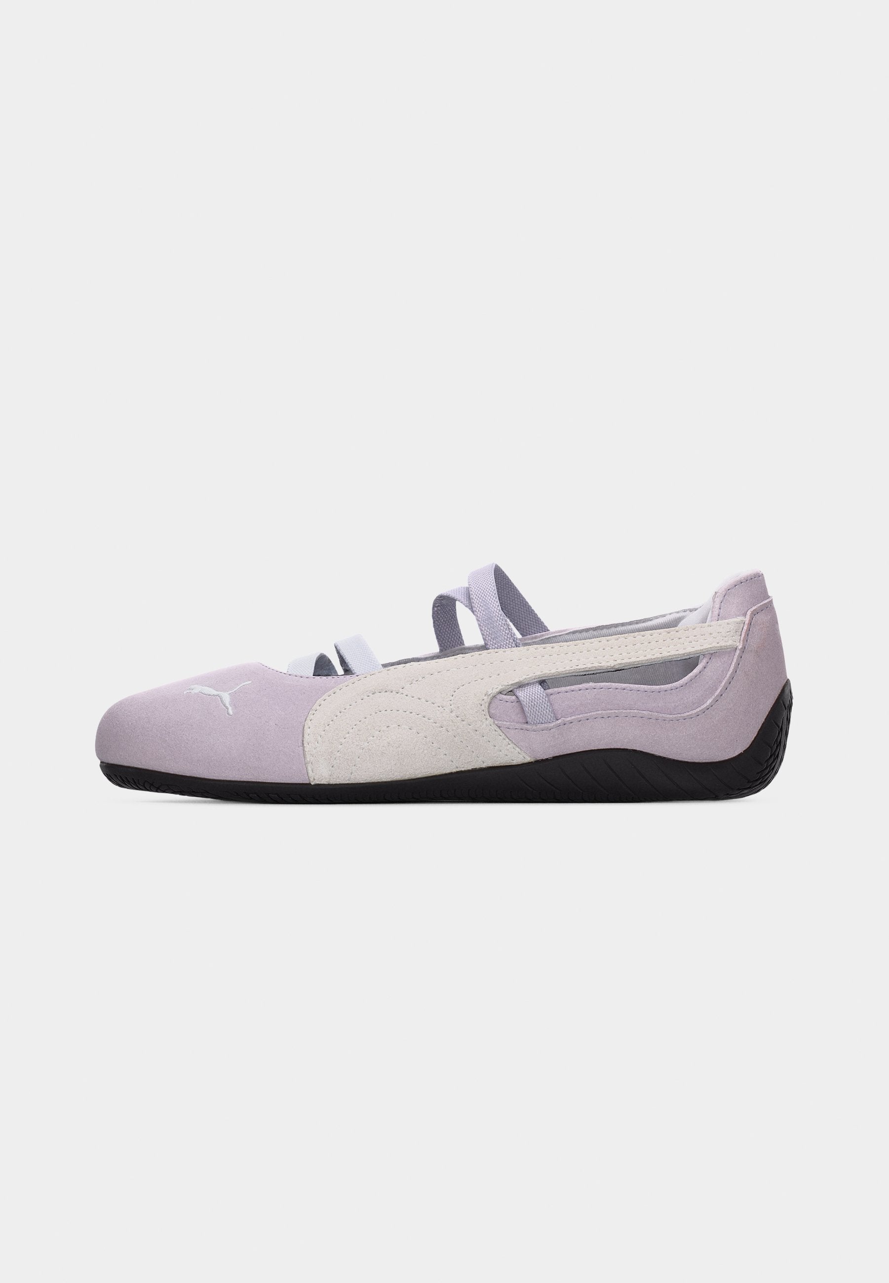 SPEEDCAT JR UNISEX - Ankle strap ballet pumps - lavender pop/white