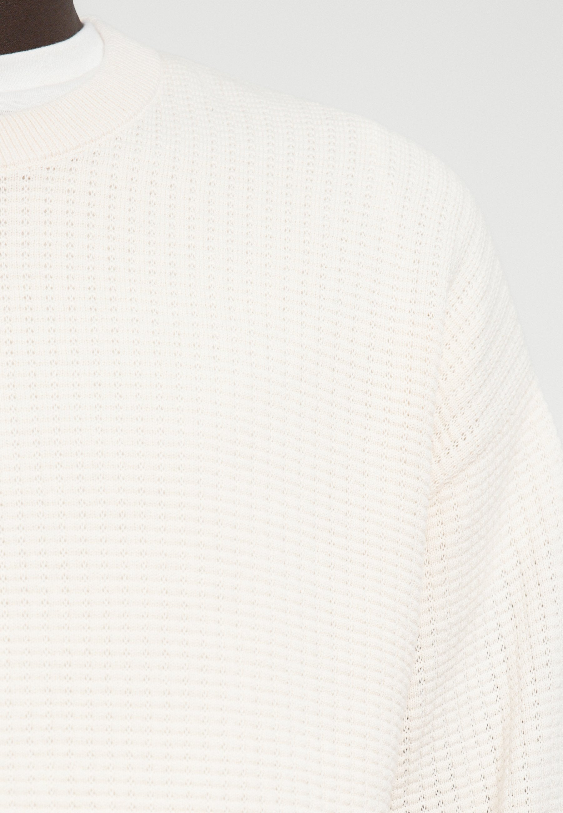 JORGREENE STRUCTURE CREW NECK - Jumper - sea salt