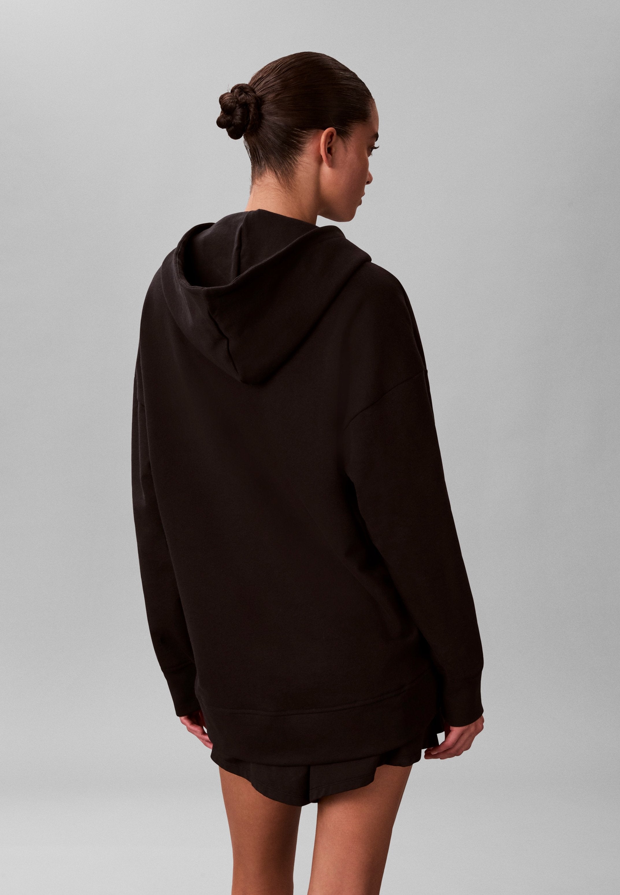FRENCH TERRY - Hoodie - black