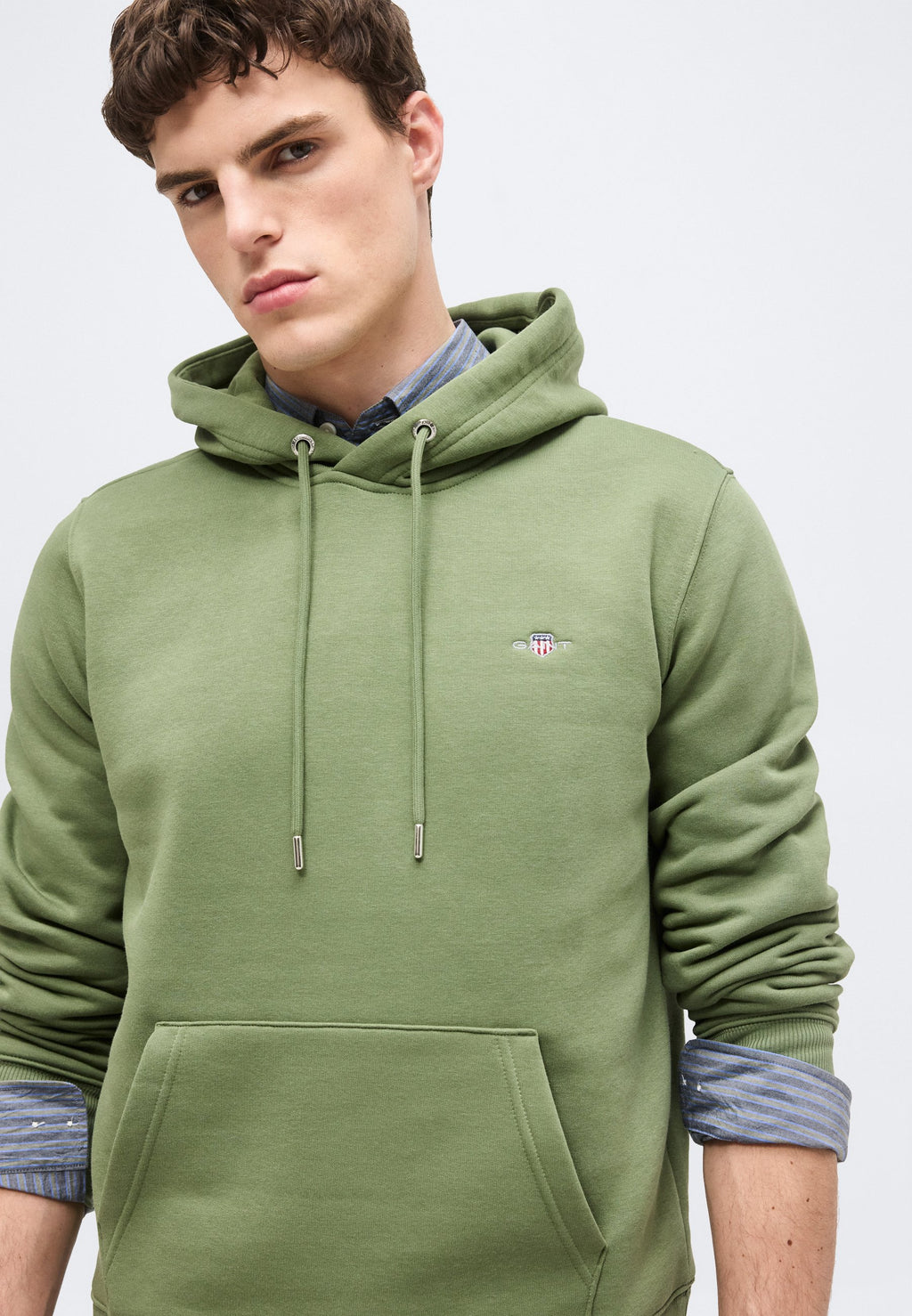 Hoodie - dry herb green