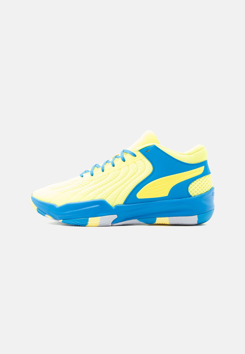 COURT PRO 2 UNISEX - Basketball shoes - electro royal/lemon crush/silver-coloured mist
