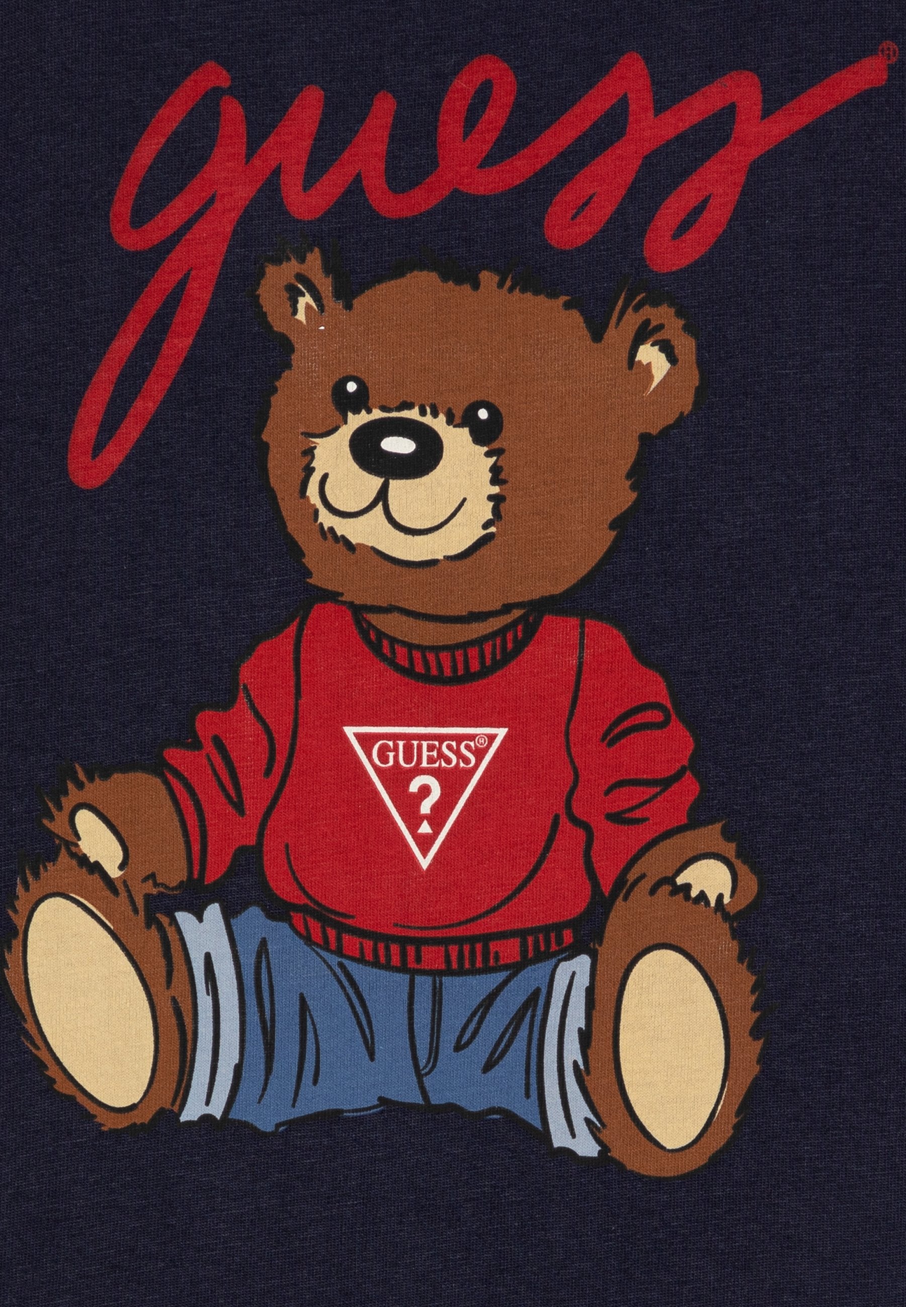 JUNIOR BEAR UNISEX - Print T-shirt - smart blue