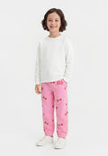 LOGO - Tracksuit bottoms - parisian pink