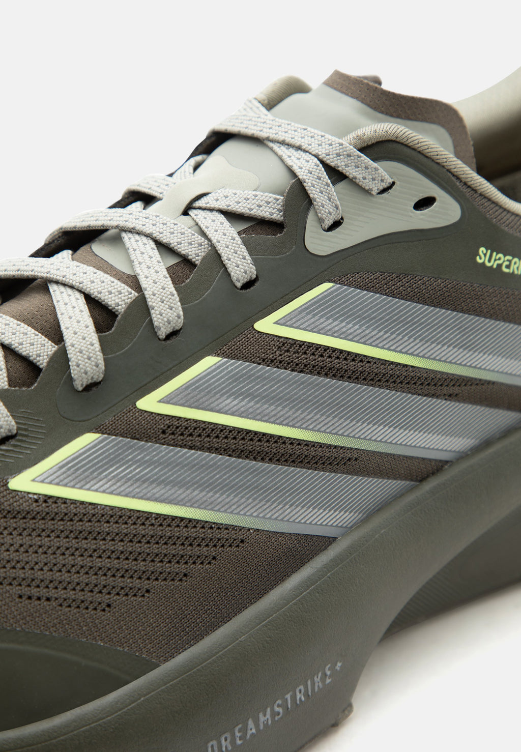 SUPERNOVA RISE 3 GTX M - Road running shoes - shadow olive/iron metallic/frozen lemon