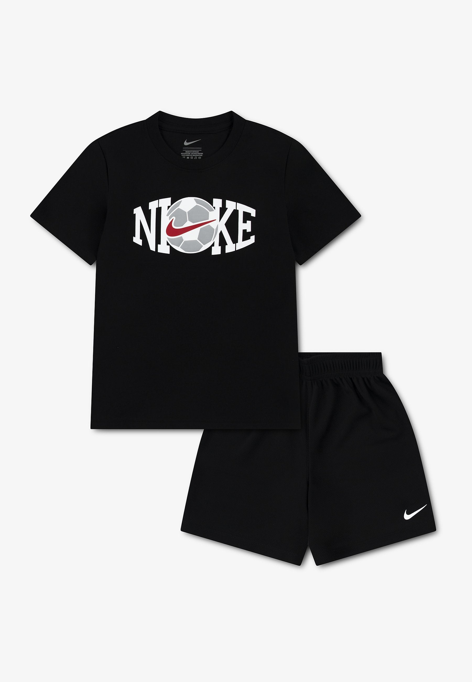 SOCCER SET - Print T-shirt - black
