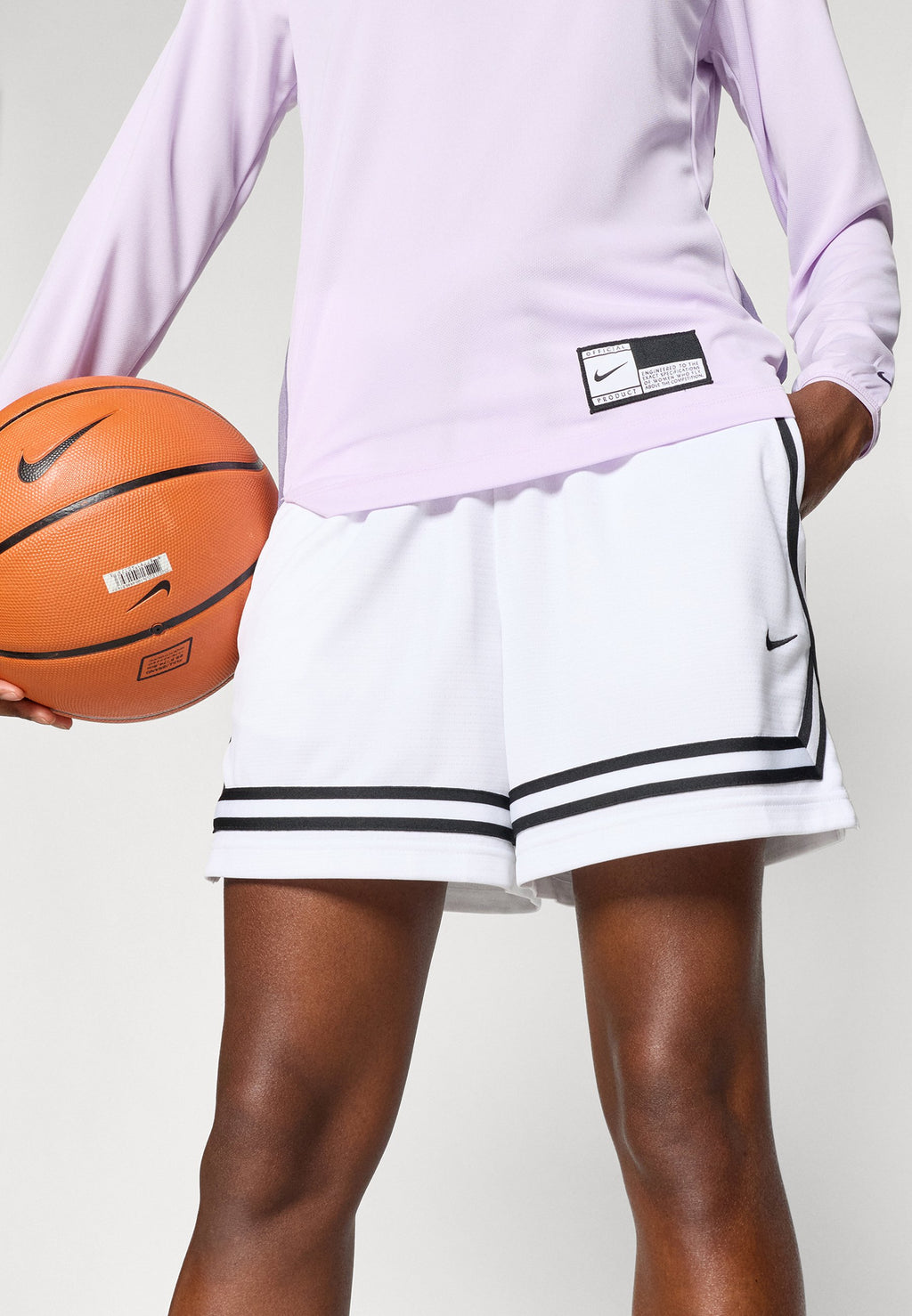CROSSOVER SHORT - Sports shorts - white/black