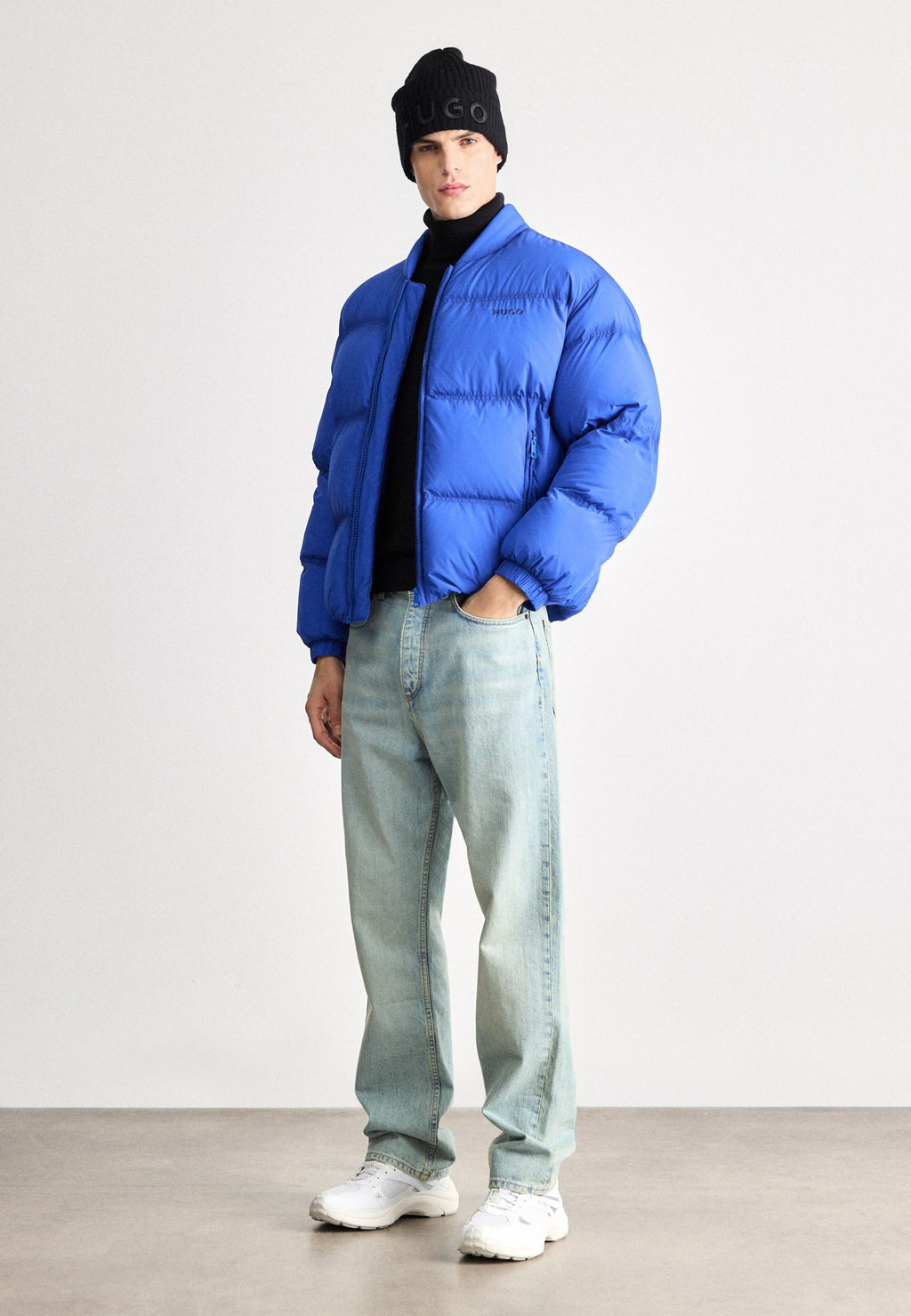BRADEN - Winter jacket - open blue