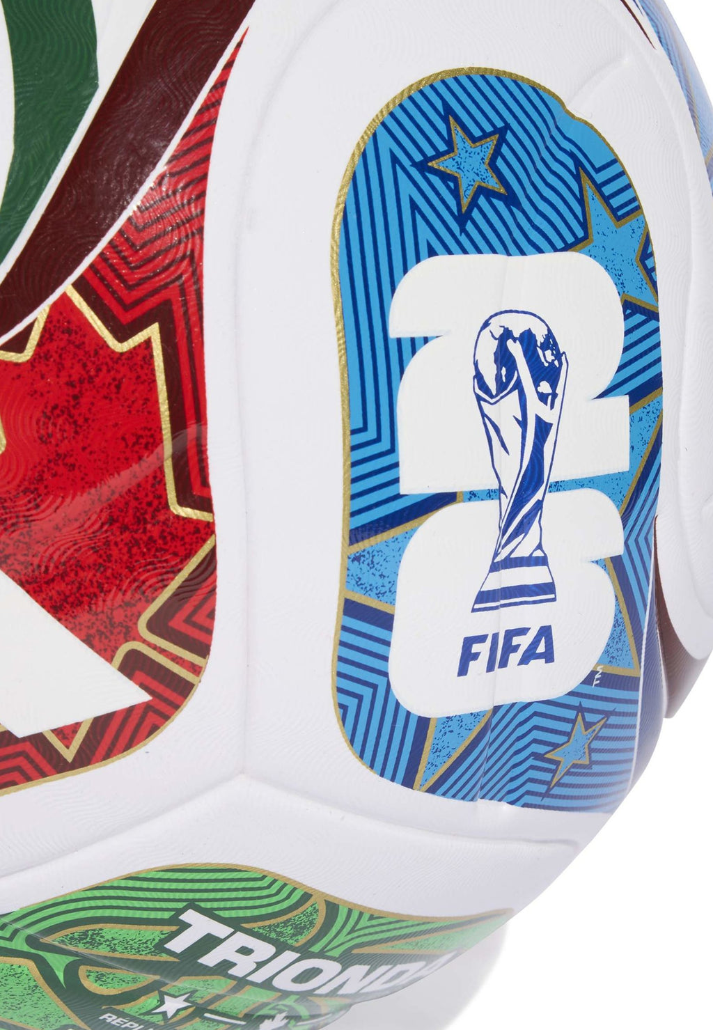 WORLD CUP 26 TRIONDA LEAGUE BALL - Football - white team royal blue solar blue power red