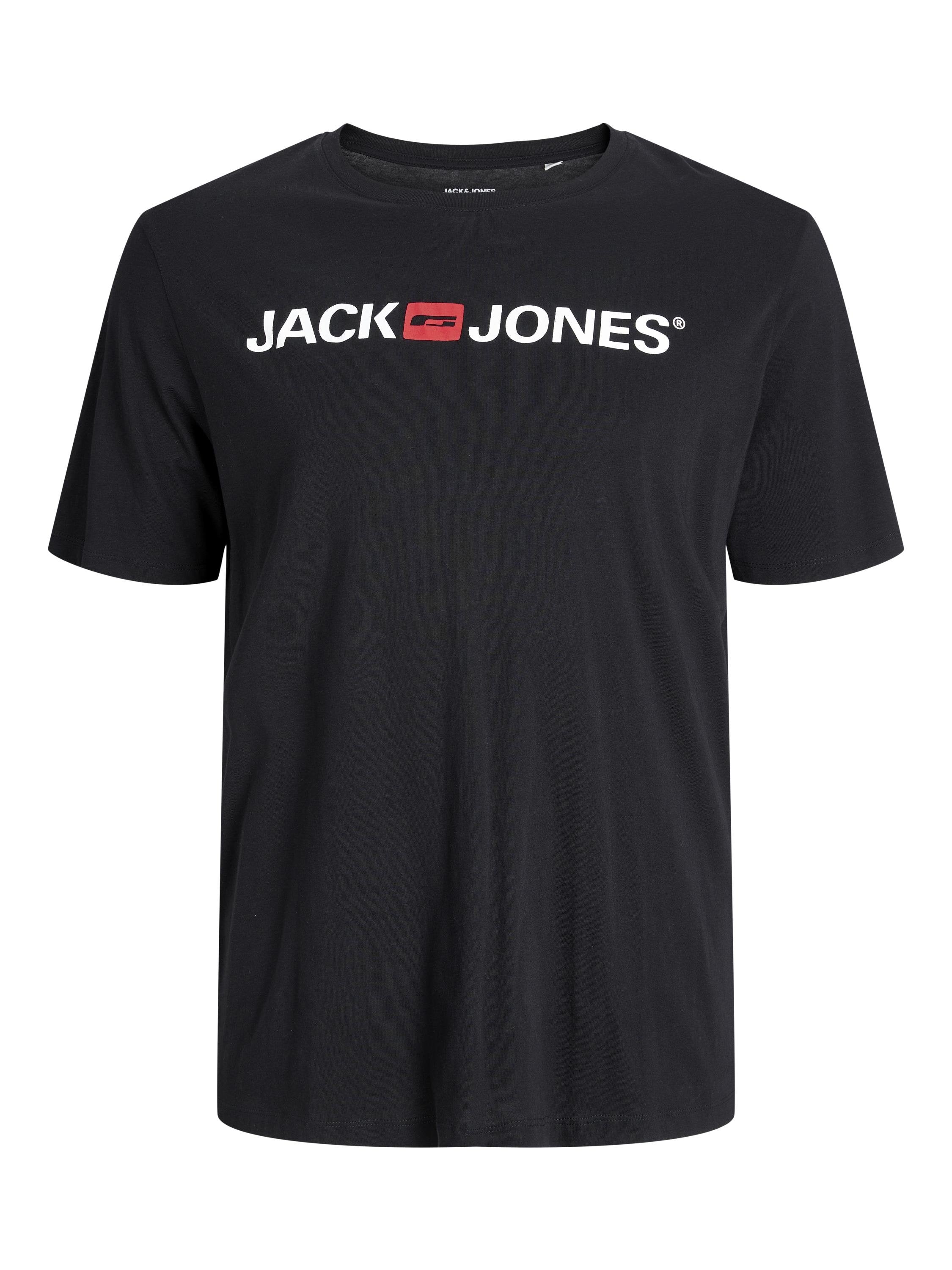 JJECORP LOGO TEE CREW NECK  - Print T-shirt - black