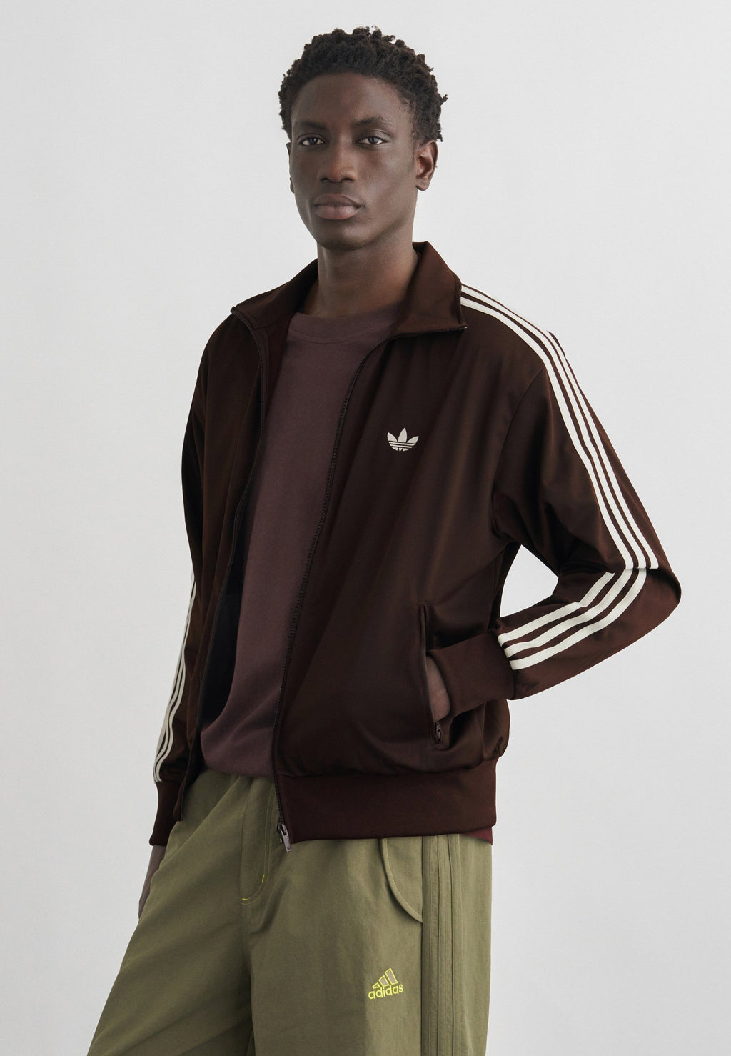 FIREBIRD TRACK JACKET UNISEX - Training jacket - aurora coffee/off white