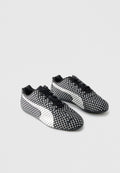 X SUPER YAYA SPEEDCAT POLKADOT I UNISEX - Spor Ayakkabı - black/white