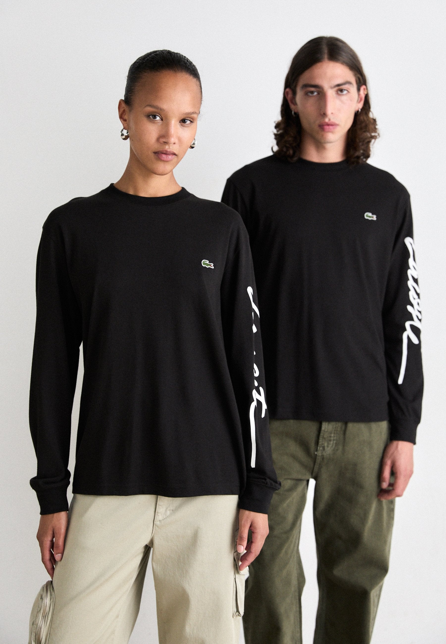 UNISEX - Long sleeved top - black