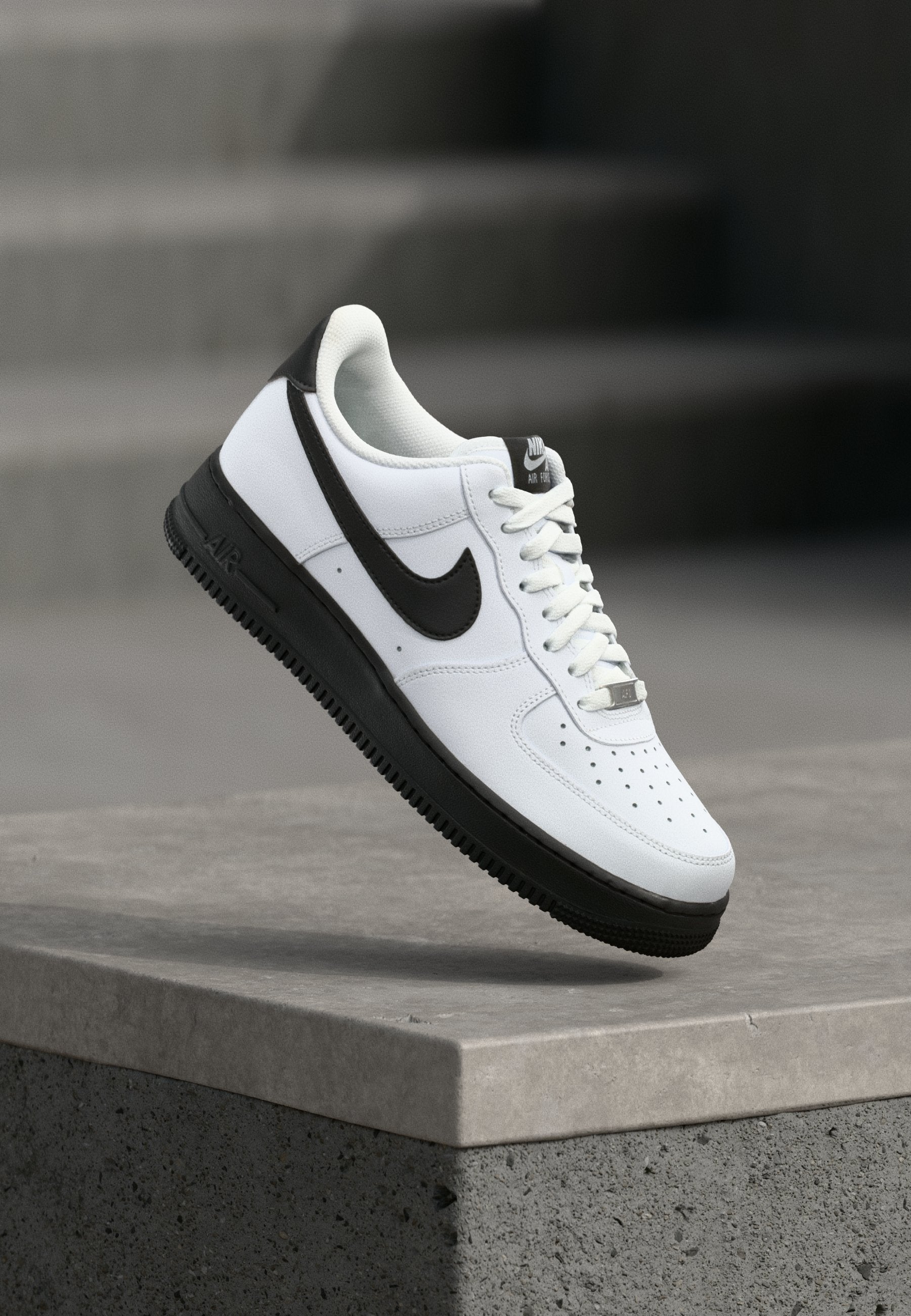 AIR FORCE - Baskets - blanc/noir