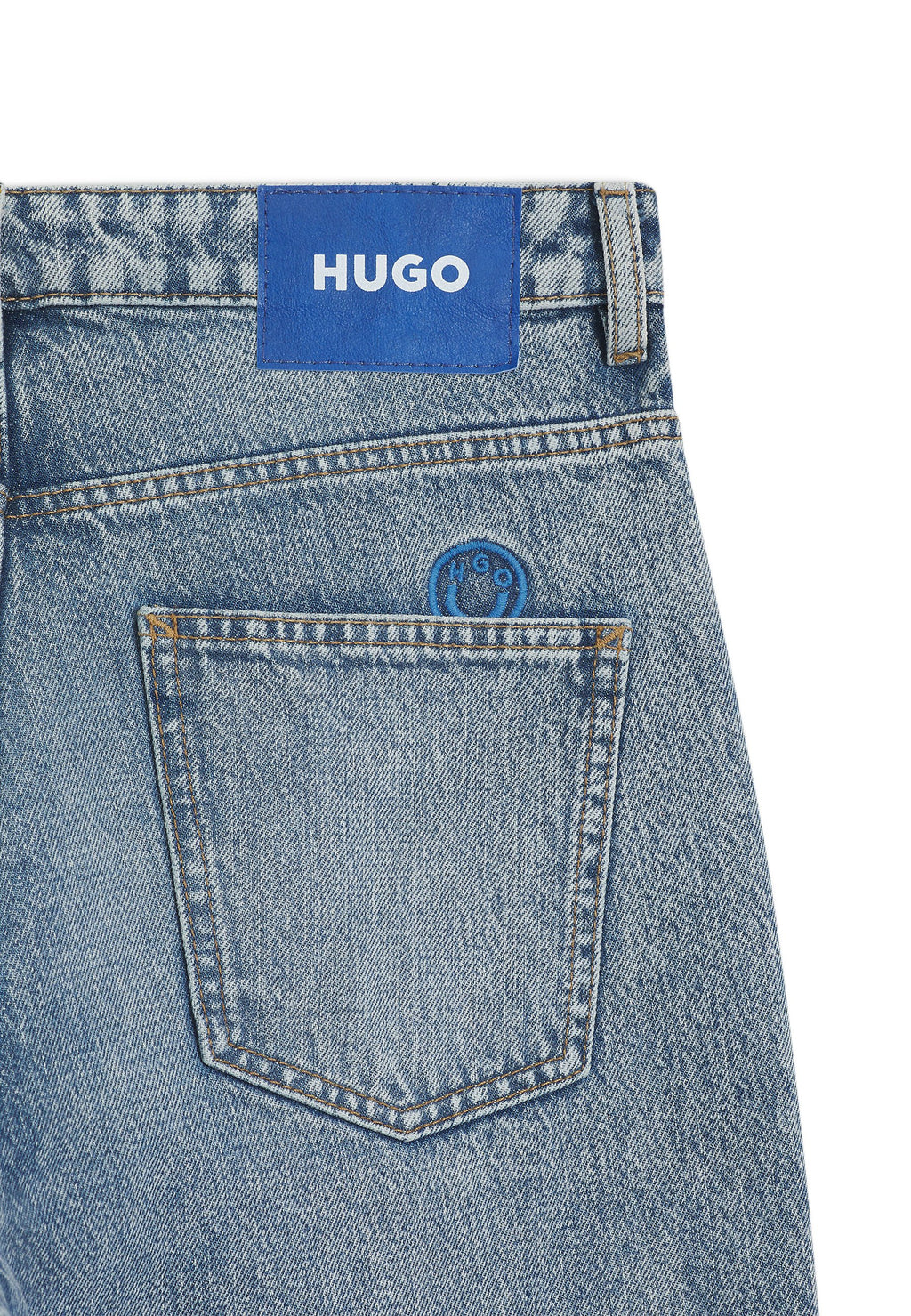 LENI_8_B - Loose Jeans - bright blue