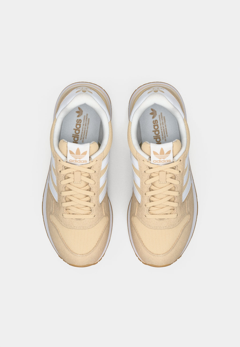 ZX 500 RS UNISEX - Trainers - sand strata/footwear white/magic beige