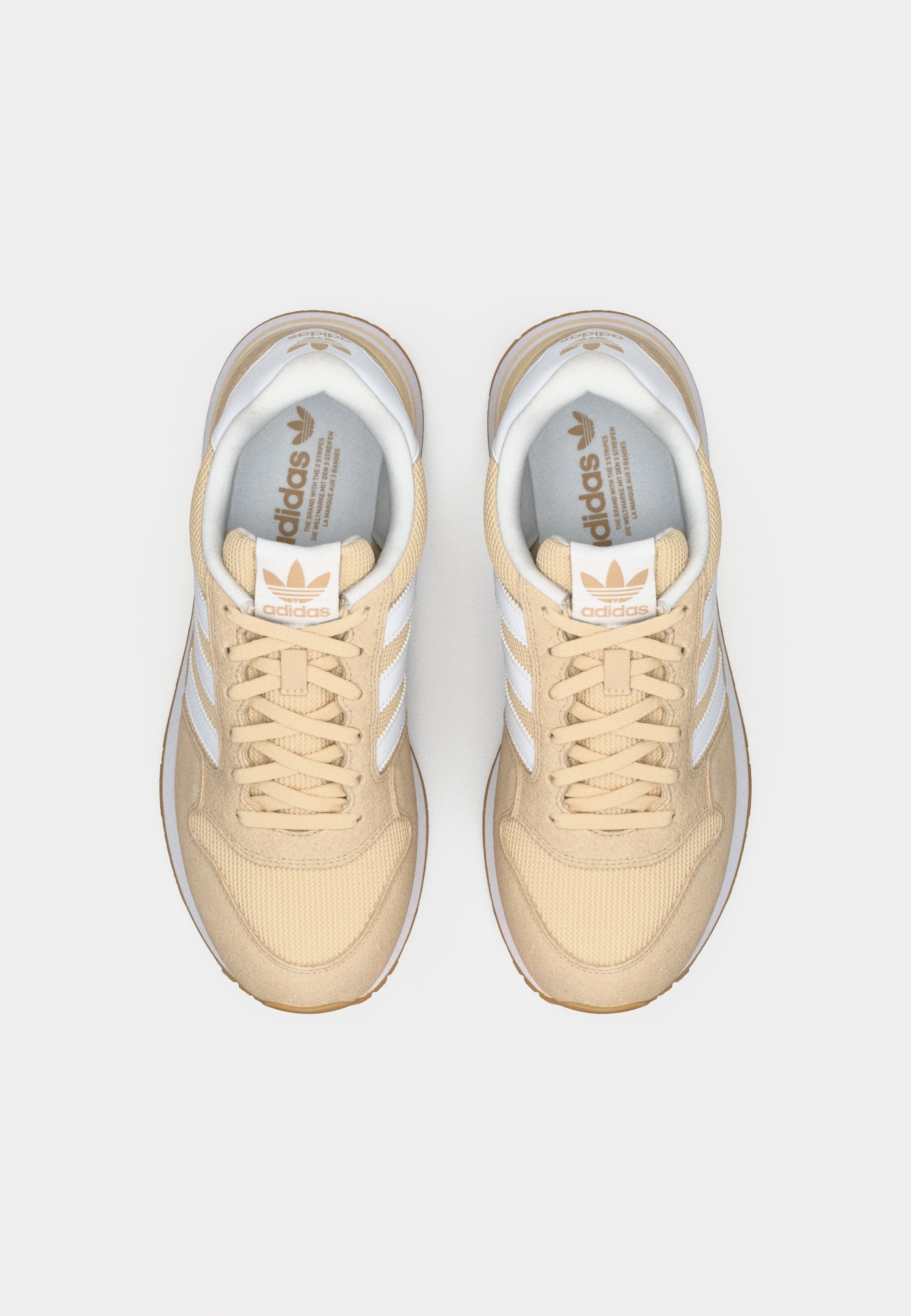 ZX 500 RS UNISEX - Trainers - sand strata/footwear white/magic beige