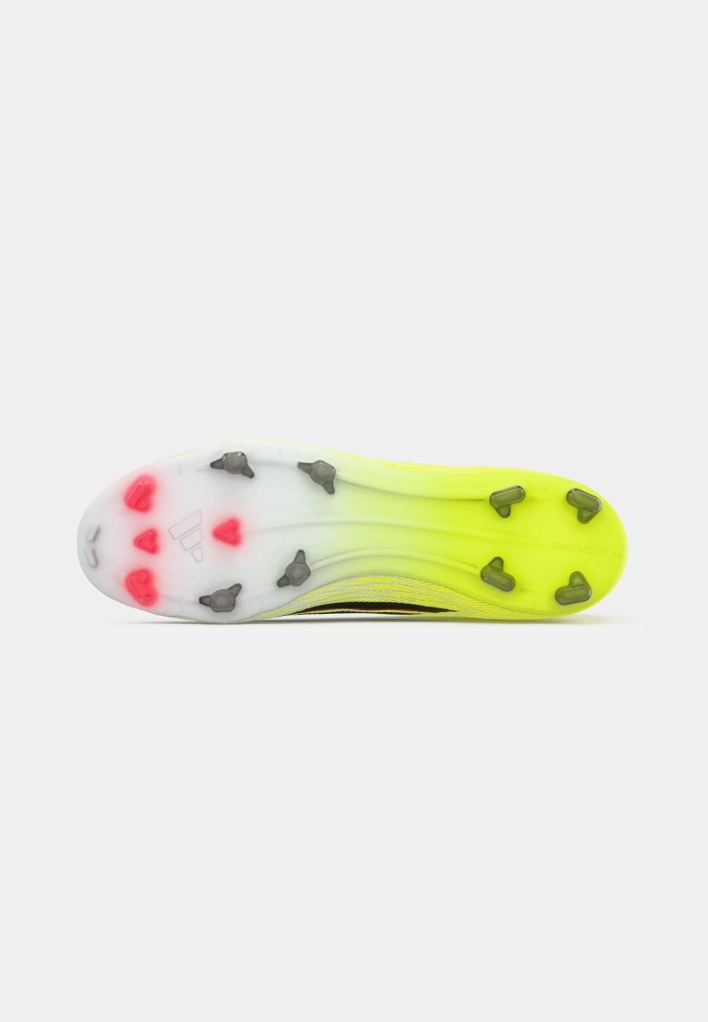 F50 LEAGUE MID CUT FIRM GROUND MULTI GROUND UNISEX - Football boots artificial grass - team solar yellow 2/core black/lucid red