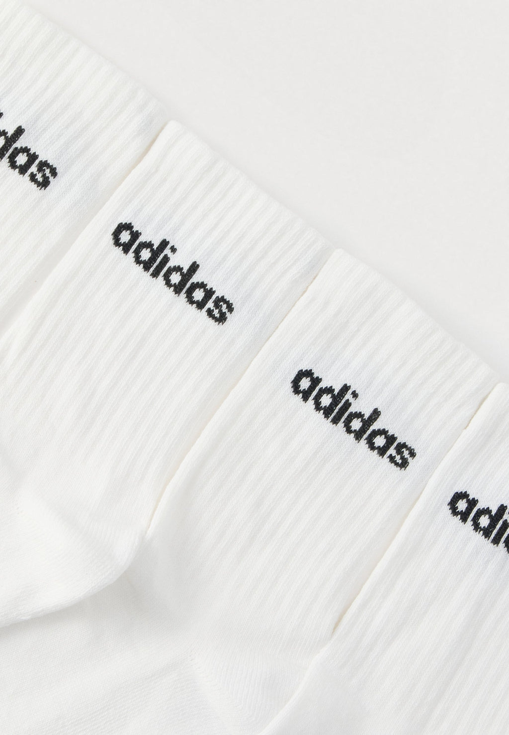 LINEAR CUSHIONED CREW SOCK 10 PAIR PACK - Socks - white/black