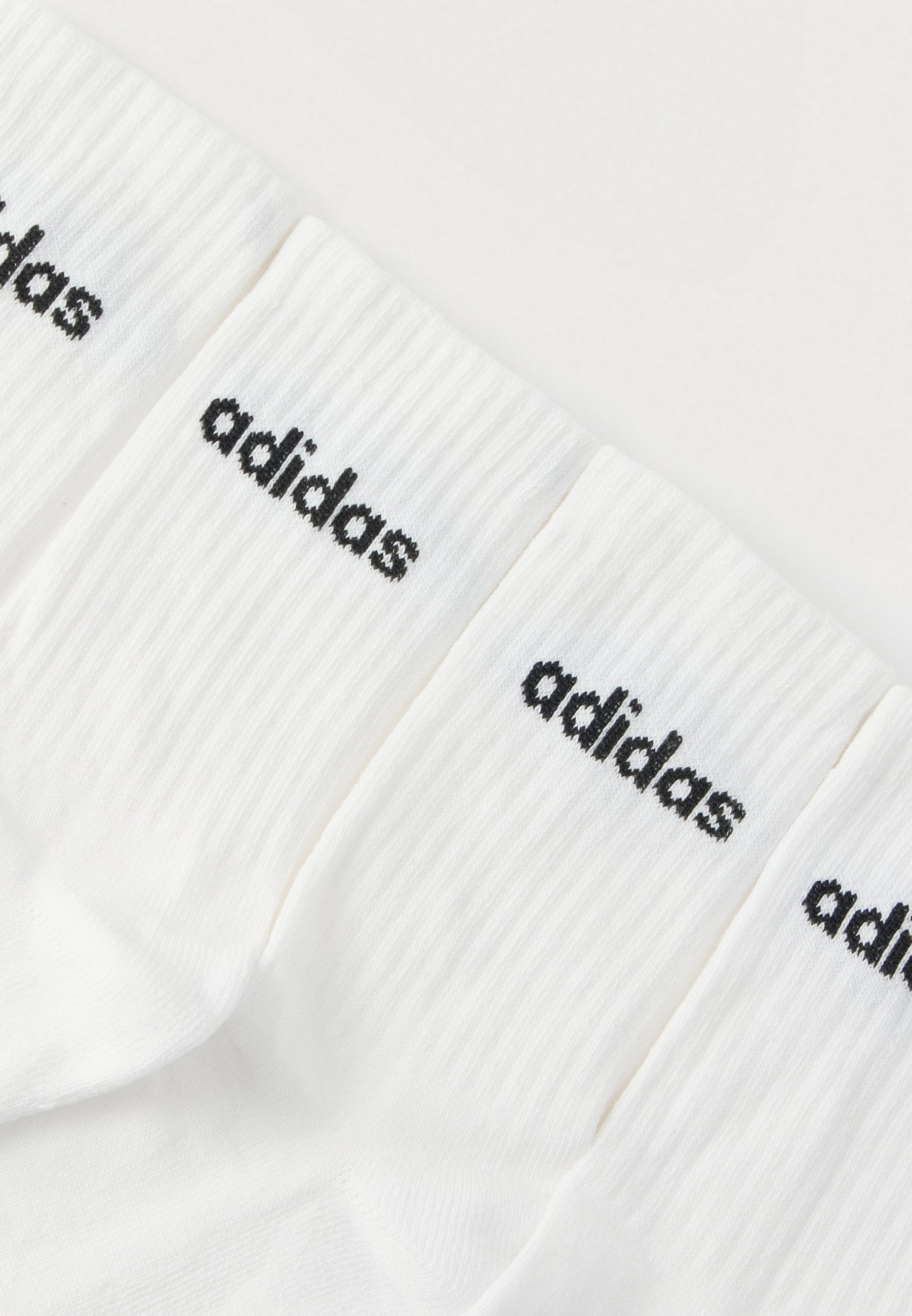 LINEAR CUSHIONED CREW SOCK 10 PAIR PACK - Socks - white/black
