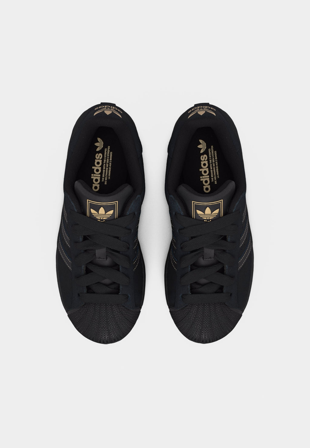 SUPERSTAR II UNISEX - Baskets - noir/kaki pierre