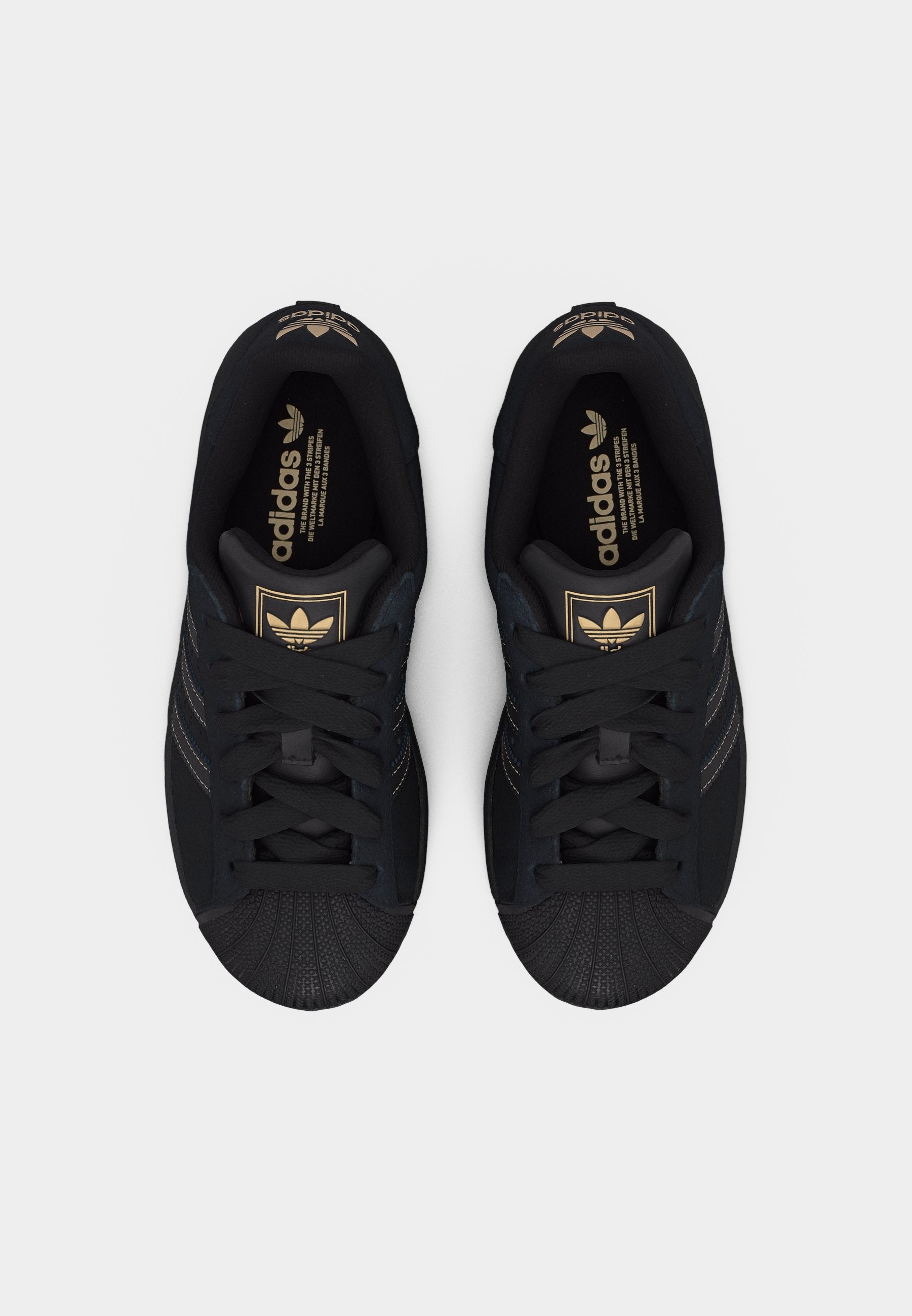 SUPERSTAR II UNISEX - Baskets - noir/kaki pierre