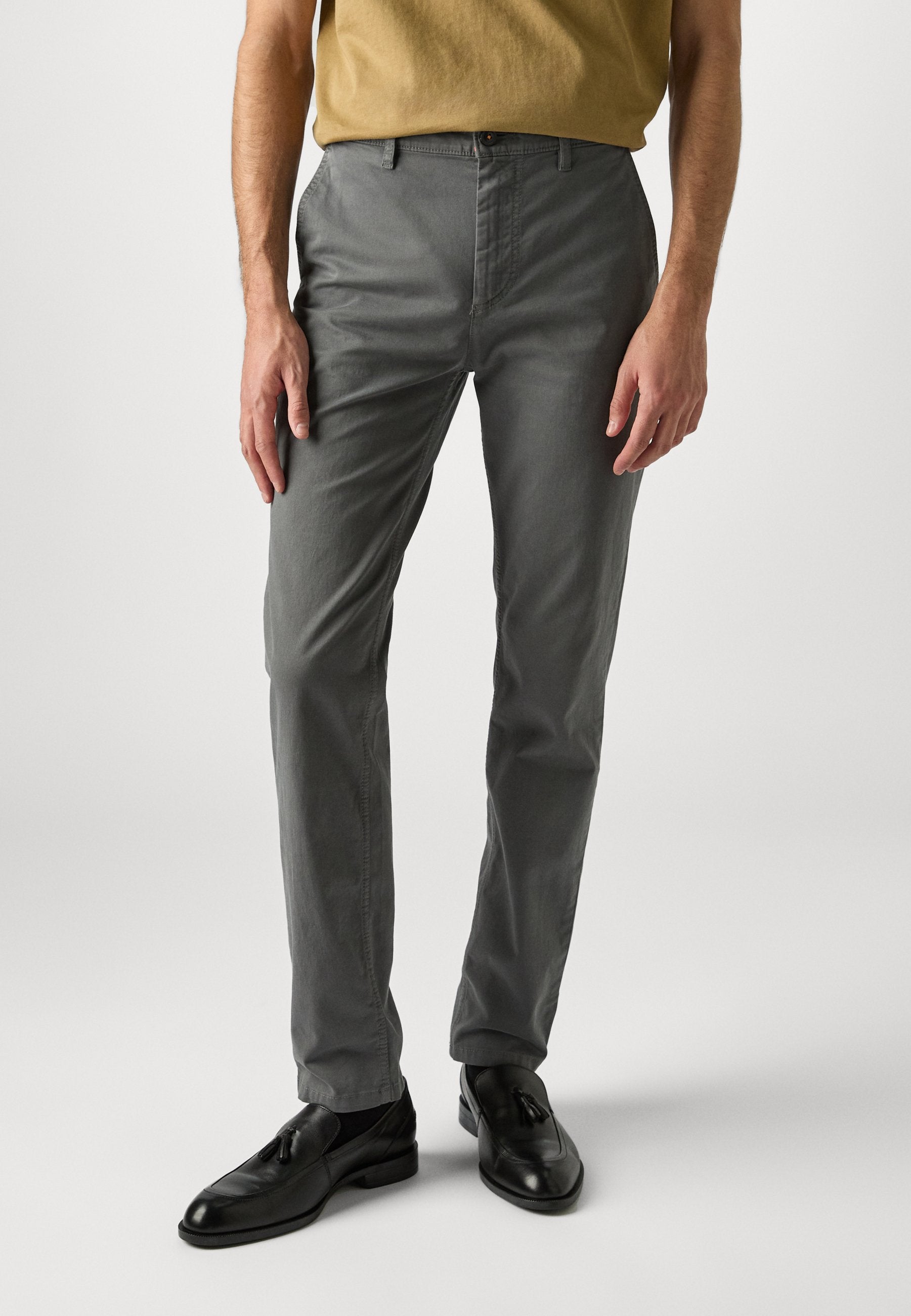 CHINO TAPERED - Chinos - charcoal
