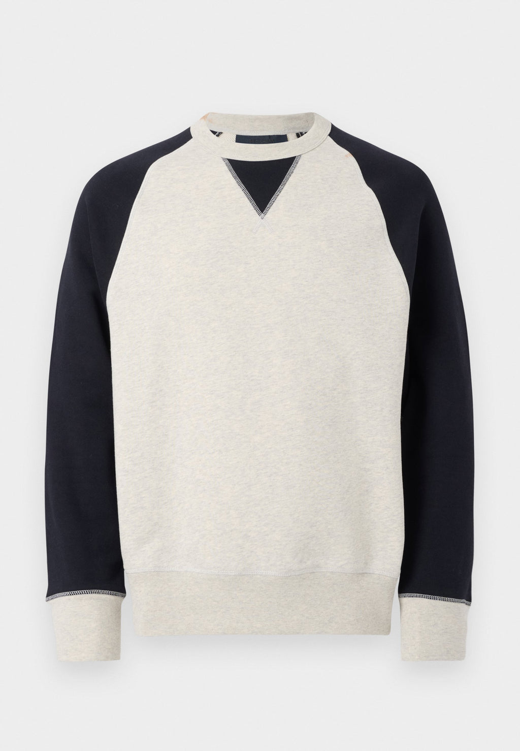 SHARPE - Sweatshirt - light grey/dark blue