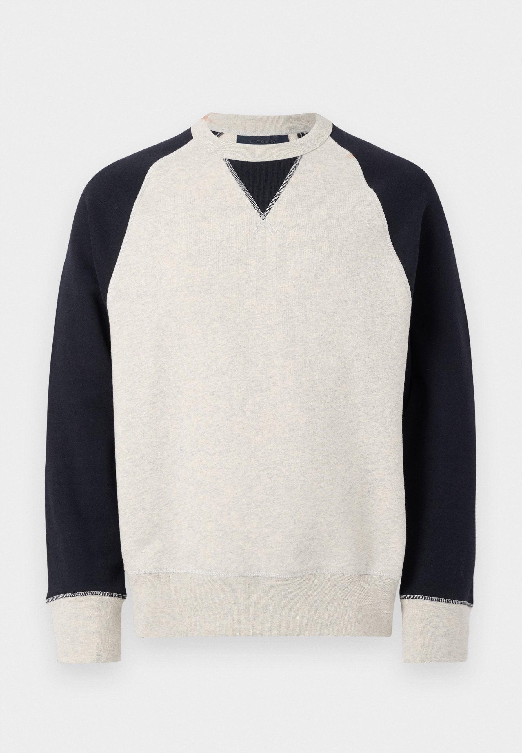 SHARPE - Sweatshirt - light grey/dark blue