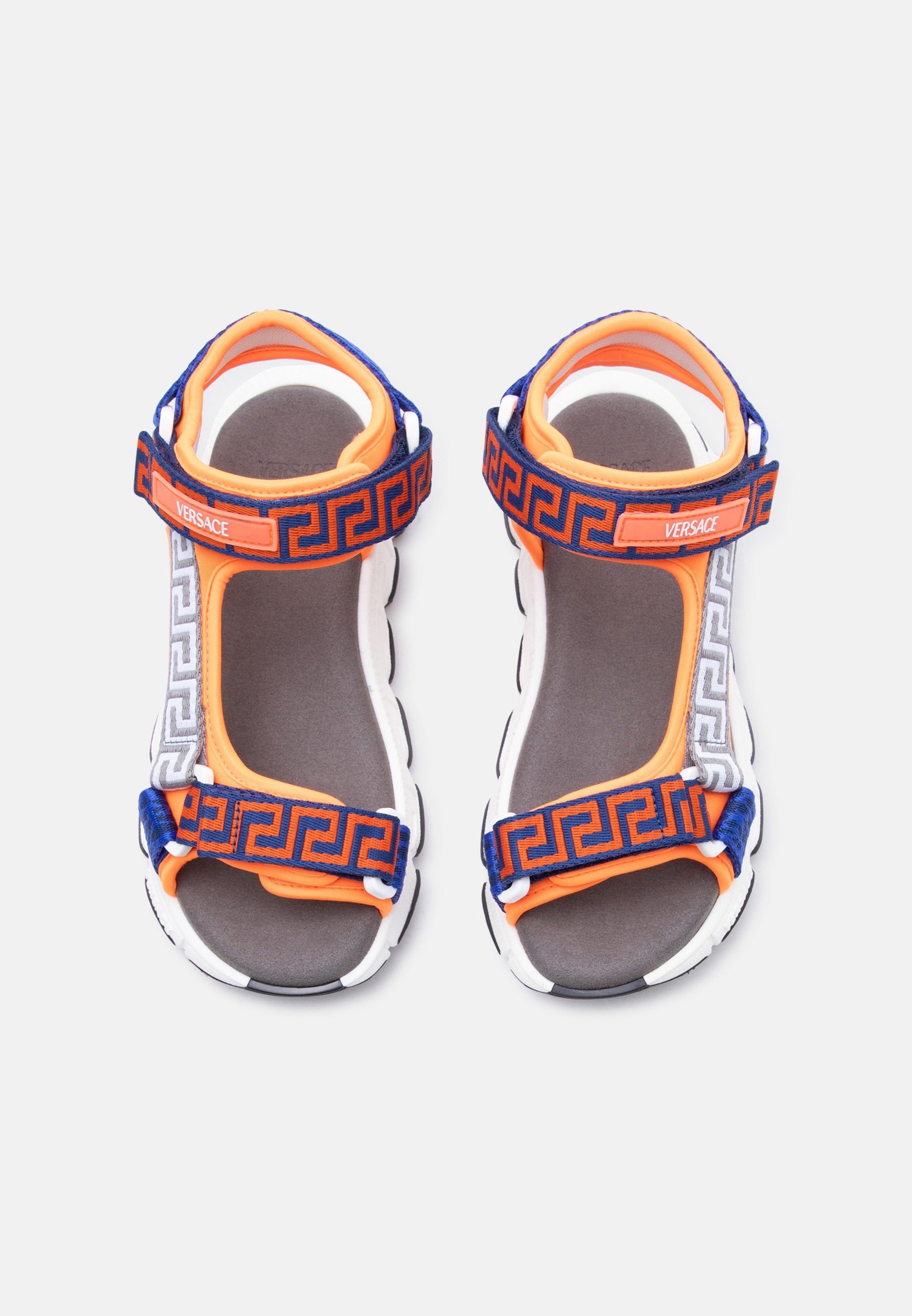 UNISEX - Sandals - arancio fluo/blue