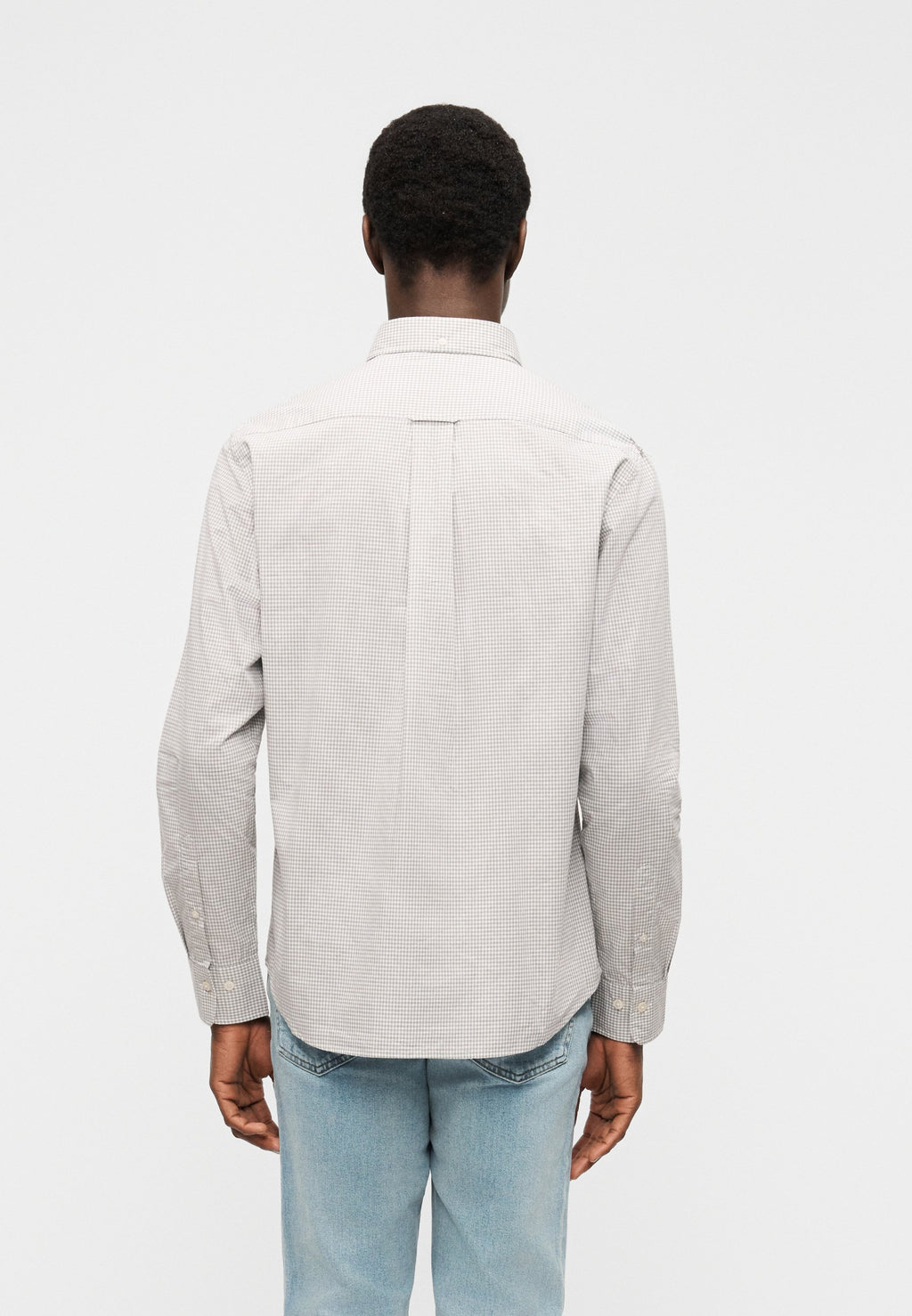 CLASSIC GINGHAM SHIRT - Shirt - light putty