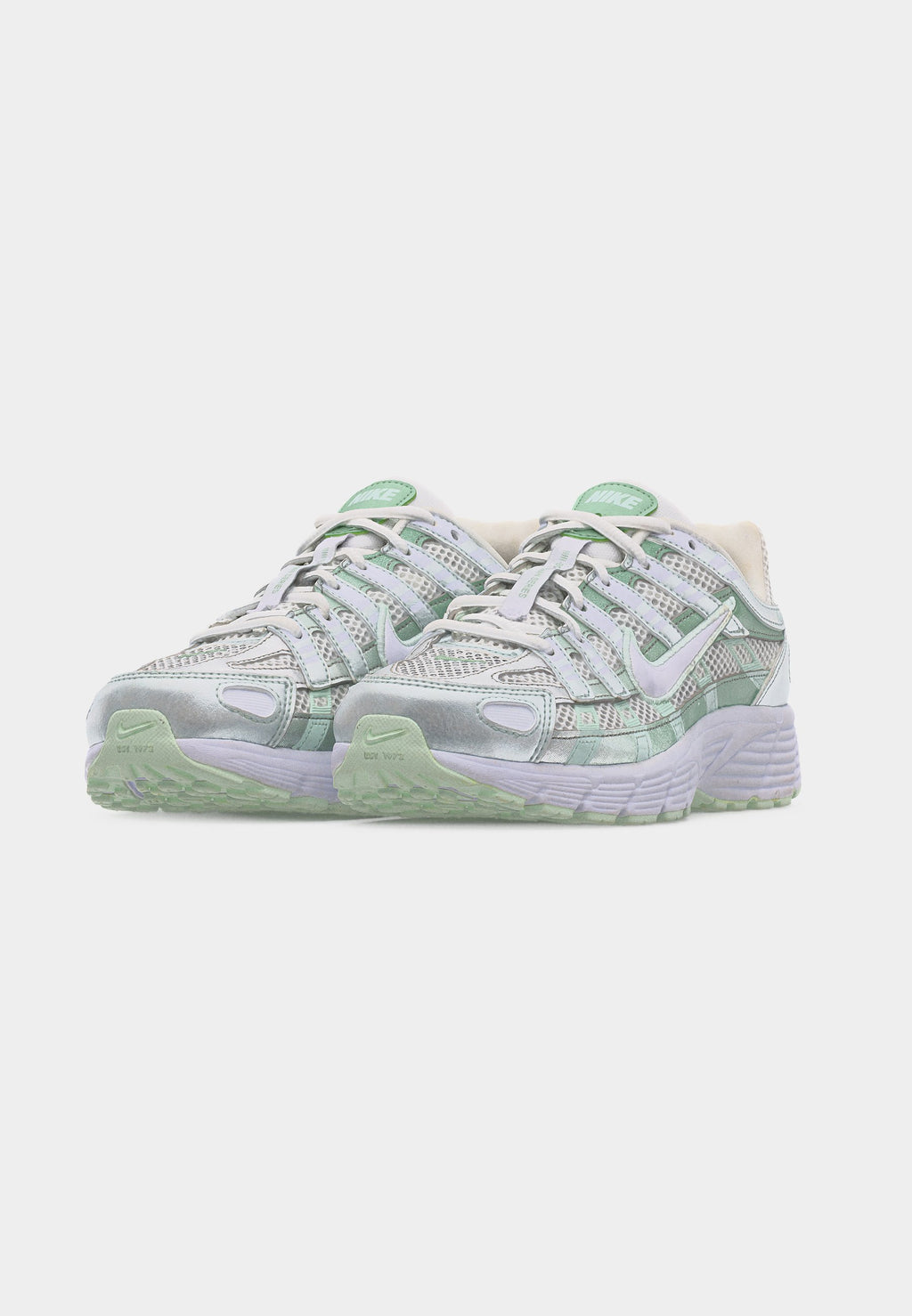 P 6000 SE UNISEXE - Baskets - blanc/vapeur/vert pâle