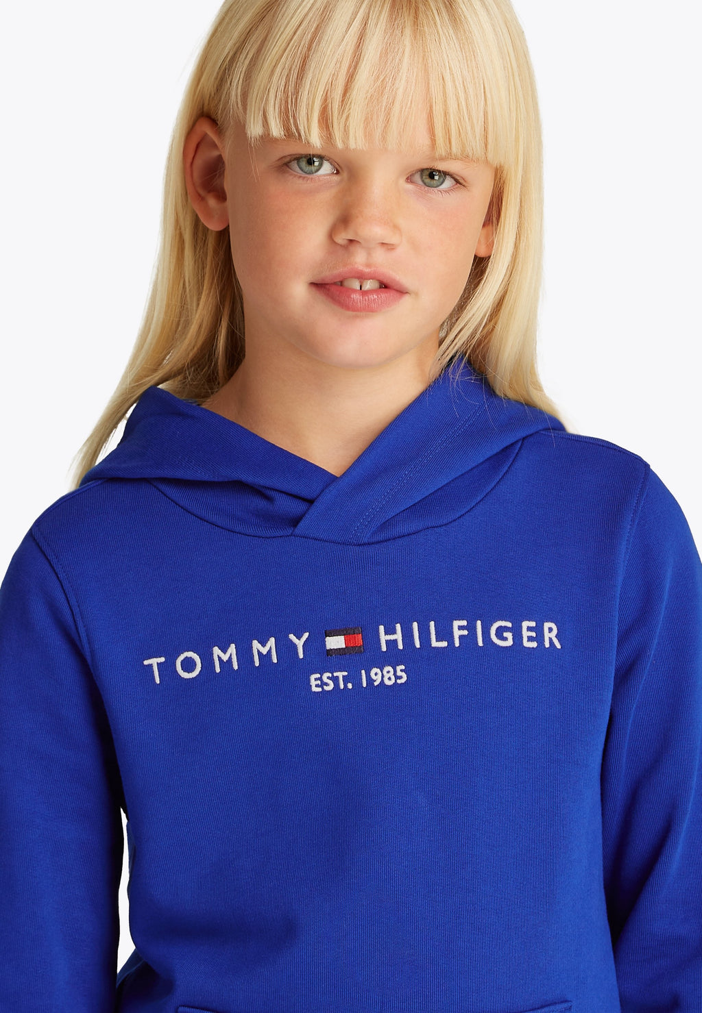 LOGO EMBROIDERY TERRY HOODY - Hoodie - wedge blue