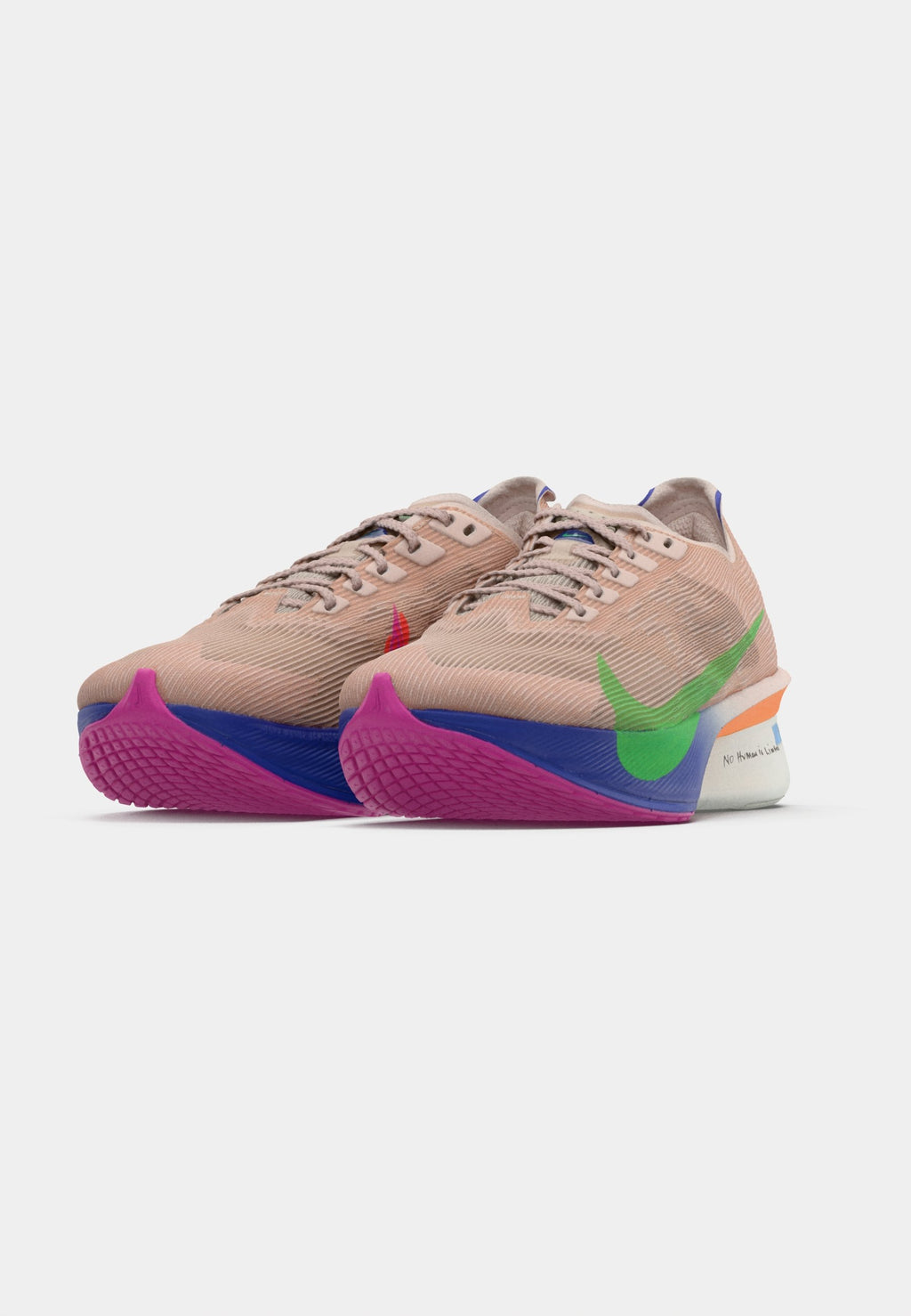 VAPORFLY 4 EK - Chaussures de running sur route - silt red/green shock/fire pink/bright ceramic/persian violet/spruce aura