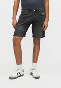 JJIRICK JJORIGINAL - Denim shorts - black denim