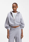 DOLPIE - Zip-up sweatshirt - open grey