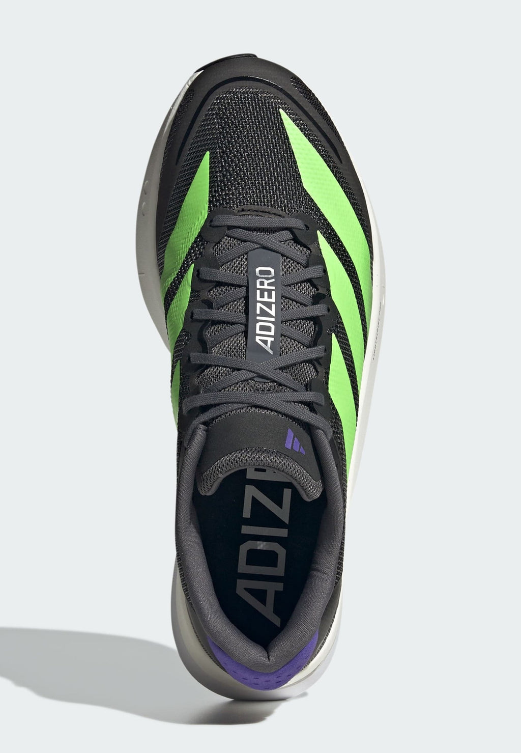 ADIZERO BOSTON 13 M - Road running shoes - core black   lime burst   energy ink