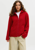 Teddy JXVERA Teddy - Fleece jacket - scarlet sage
