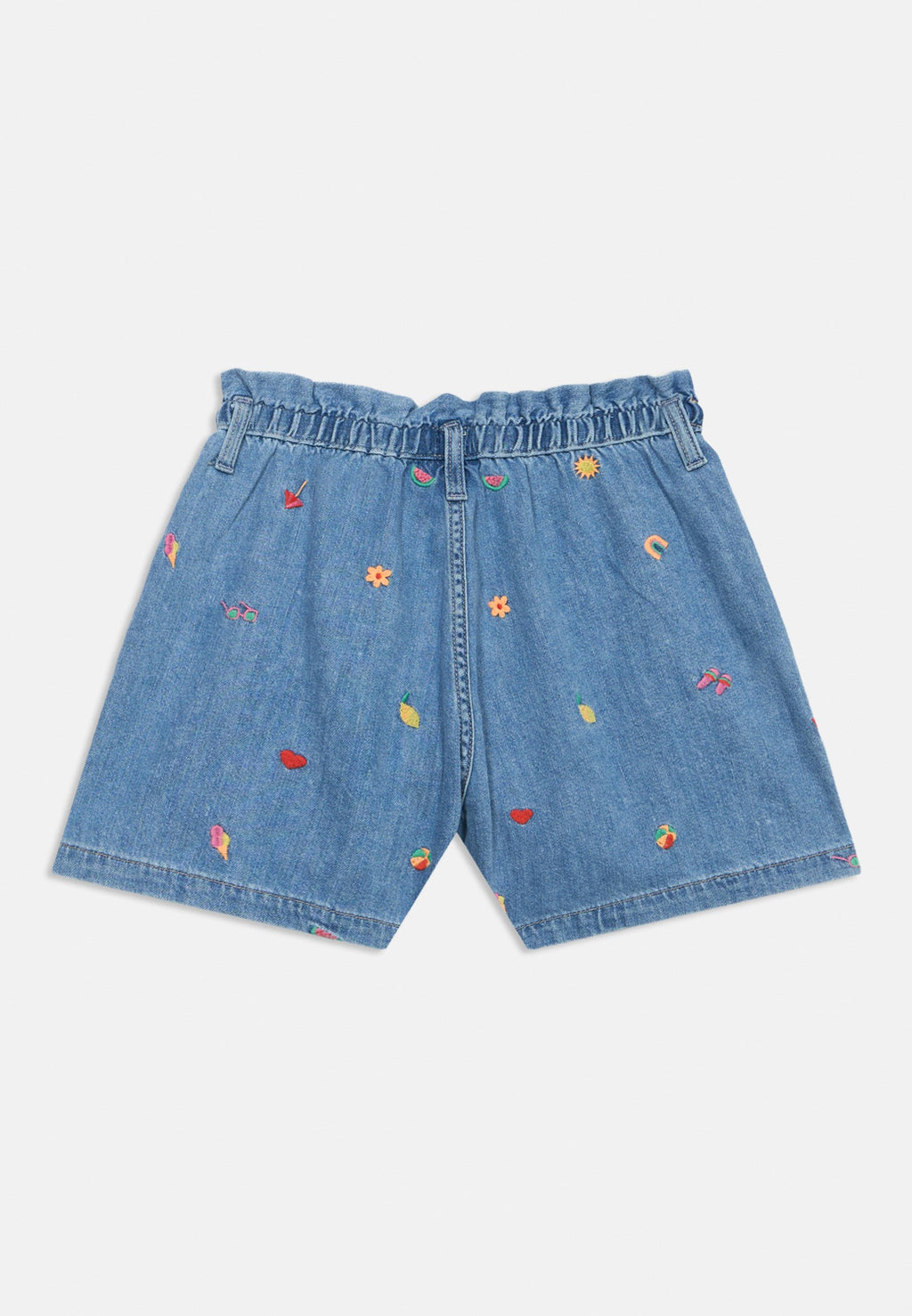 FASHION  - Denim shorts - light wash