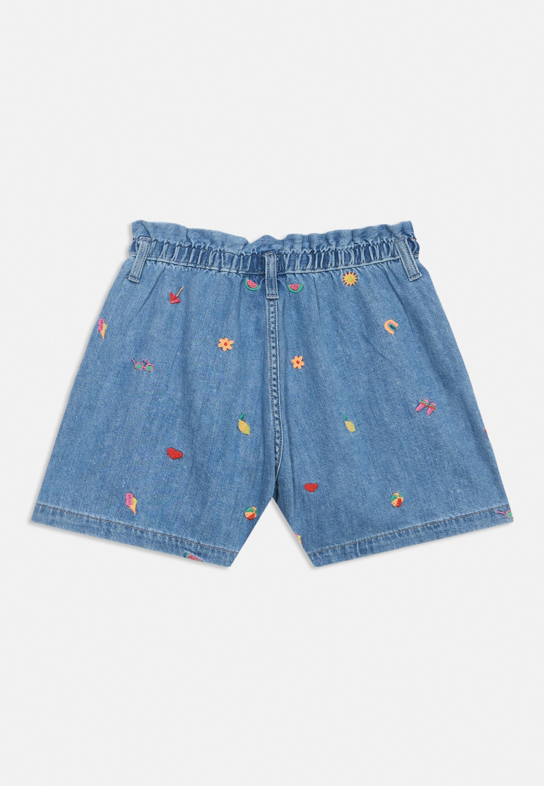 FASHION  - Denim shorts - light wash