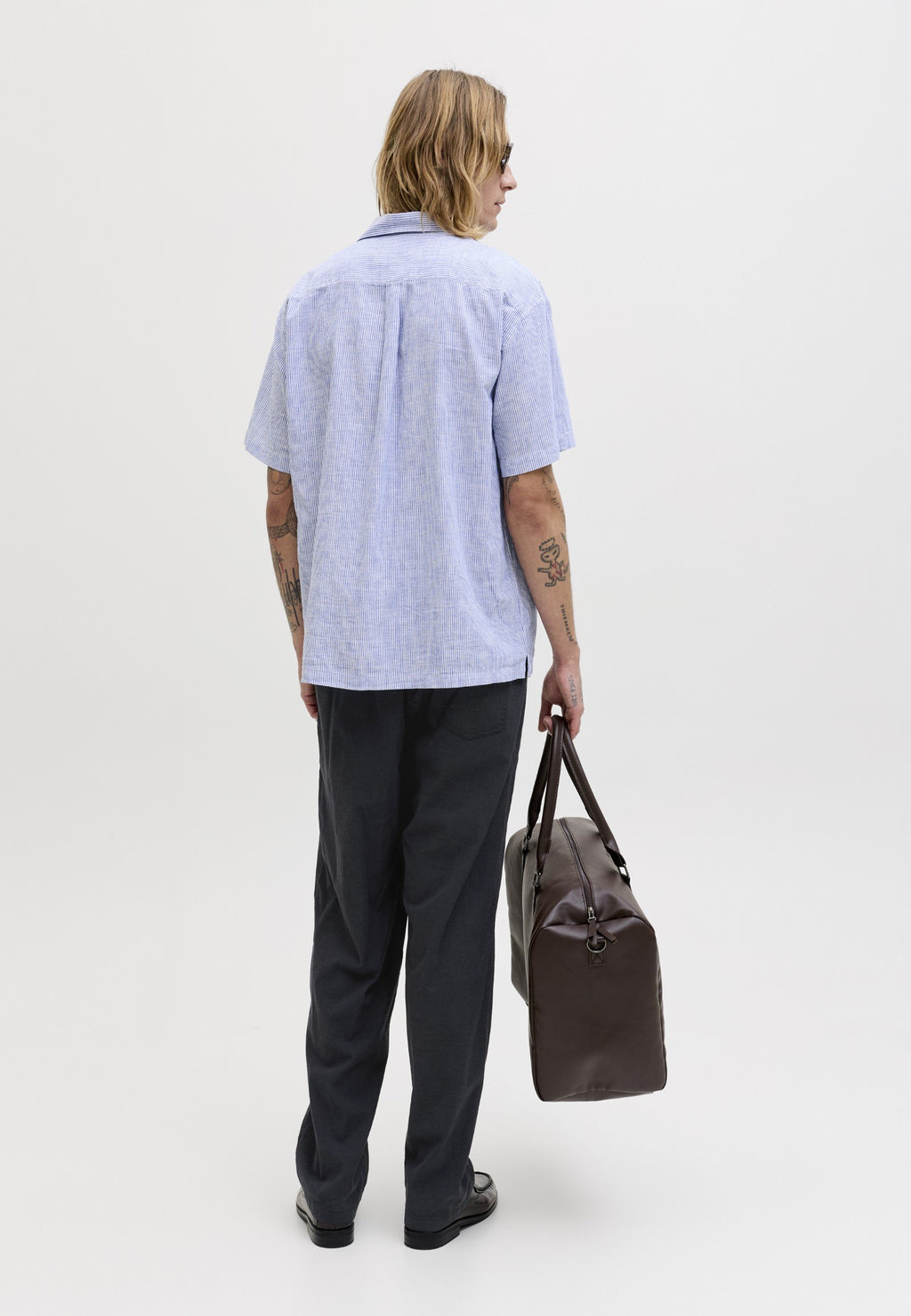Joggers Wide Leg Fit - Trousers - black